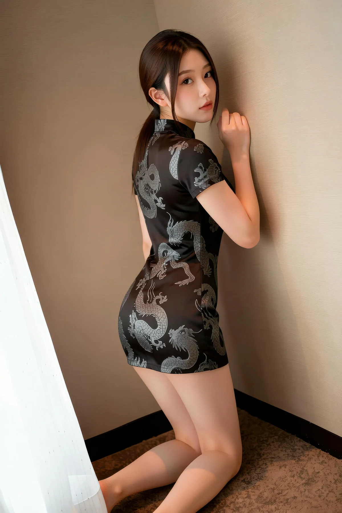 AIG  No.205 熙蕾学姐旗袍制服美腿 - 9