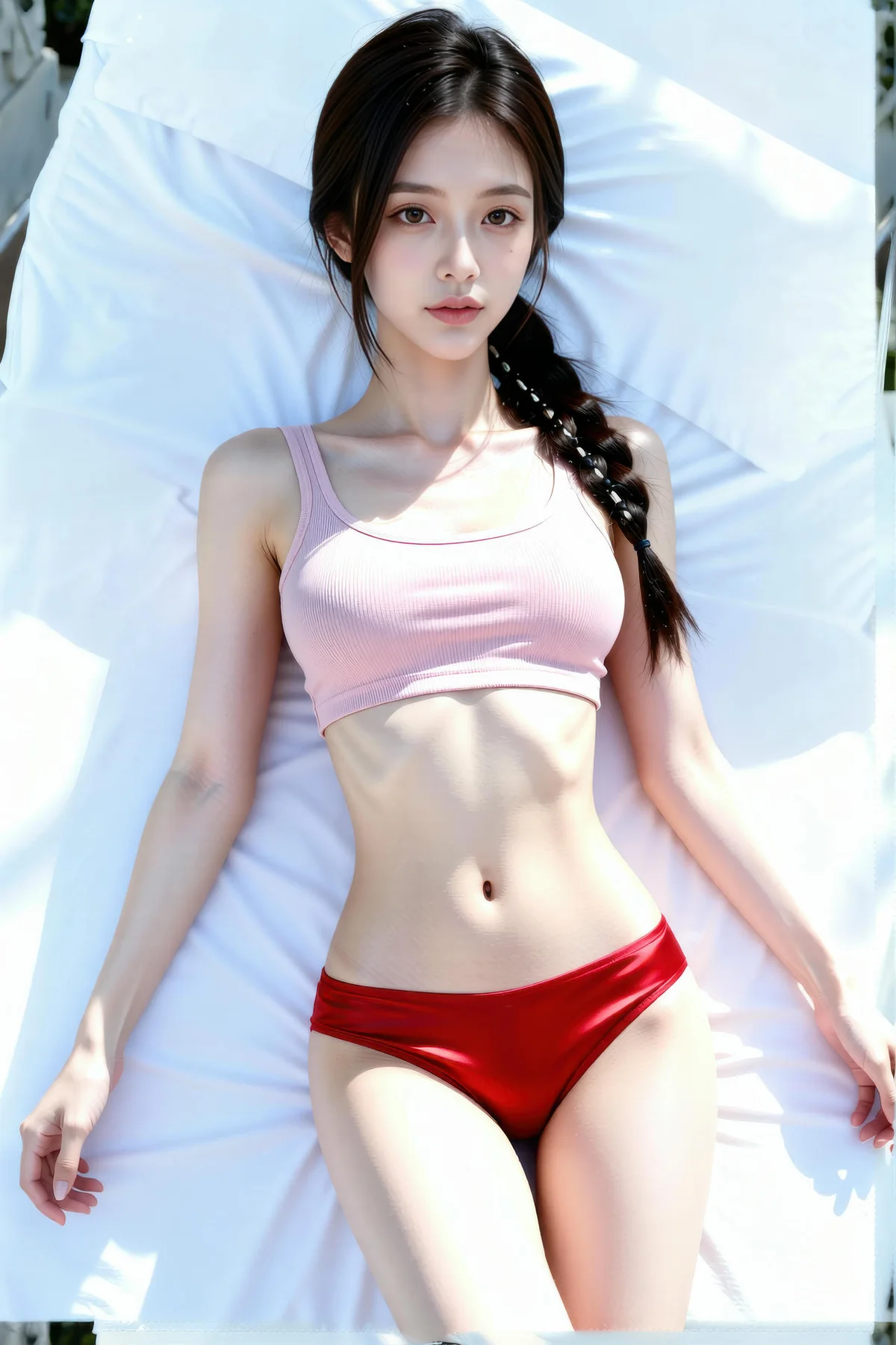 AIG  No.209 熙蕾学姐粉色背心写真 - 5