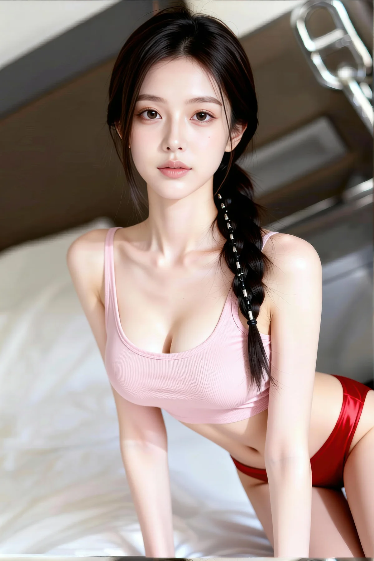 AIG  No.209 熙蕾学姐粉色背心写真 - 57