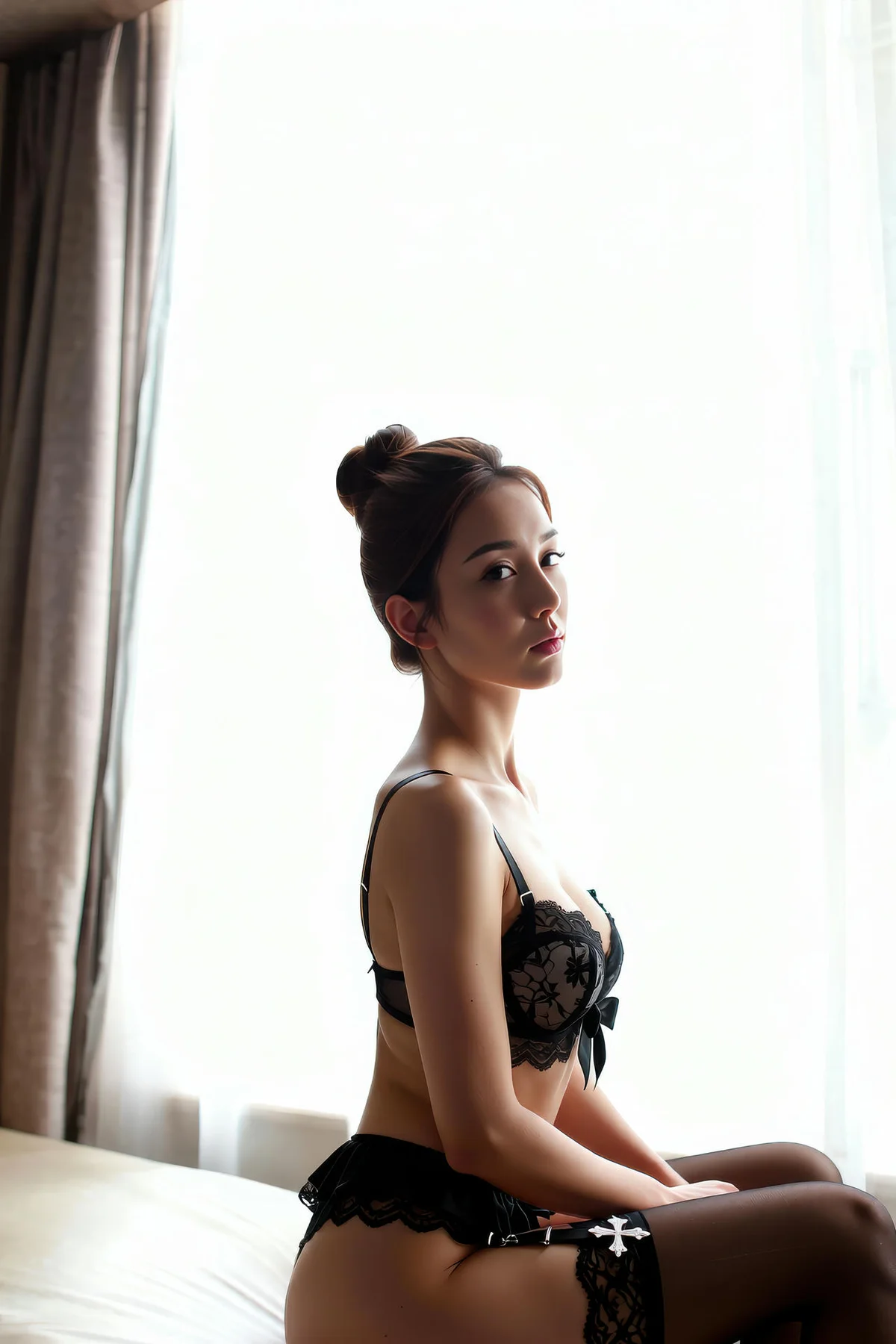 AIG  No.229 一柠lemo翘臀黑丝 - 26