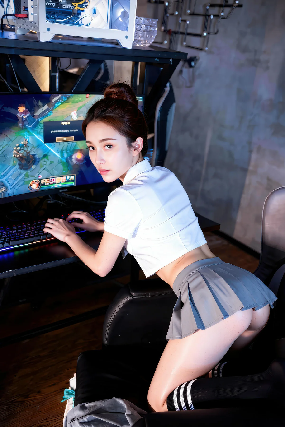 AIG  No.242 一柠jk制服短裙 - 81