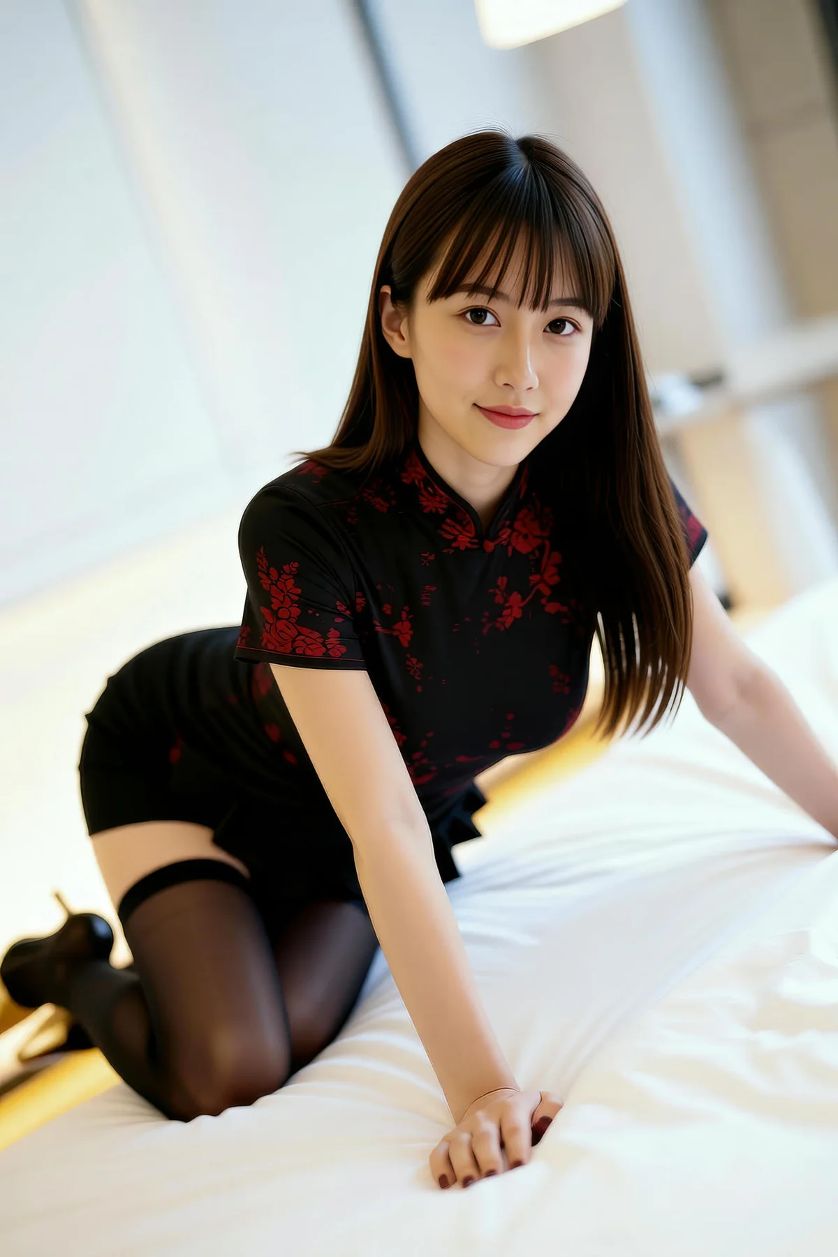 AIG  No.246 婉婉旗袍黑丝写真 - 1