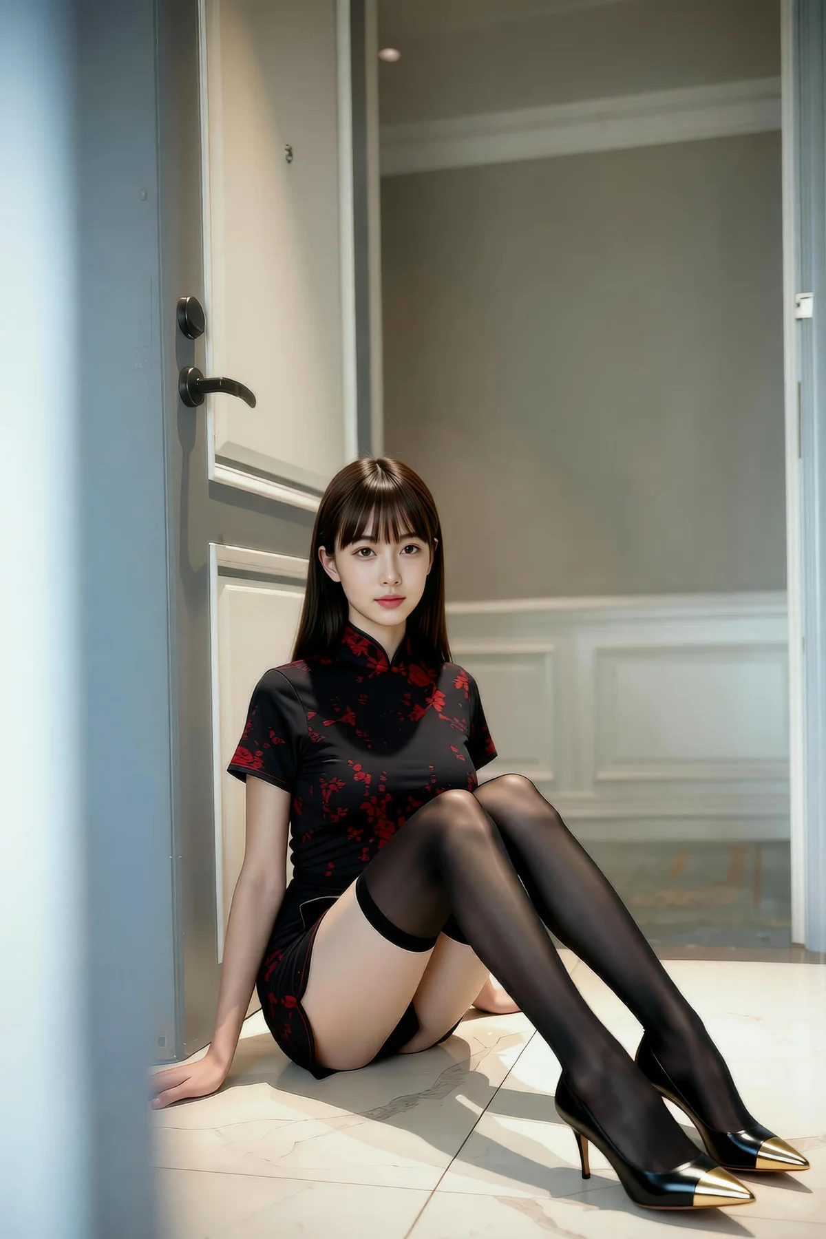 AIG  No.246 婉婉旗袍黑丝写真 - 35