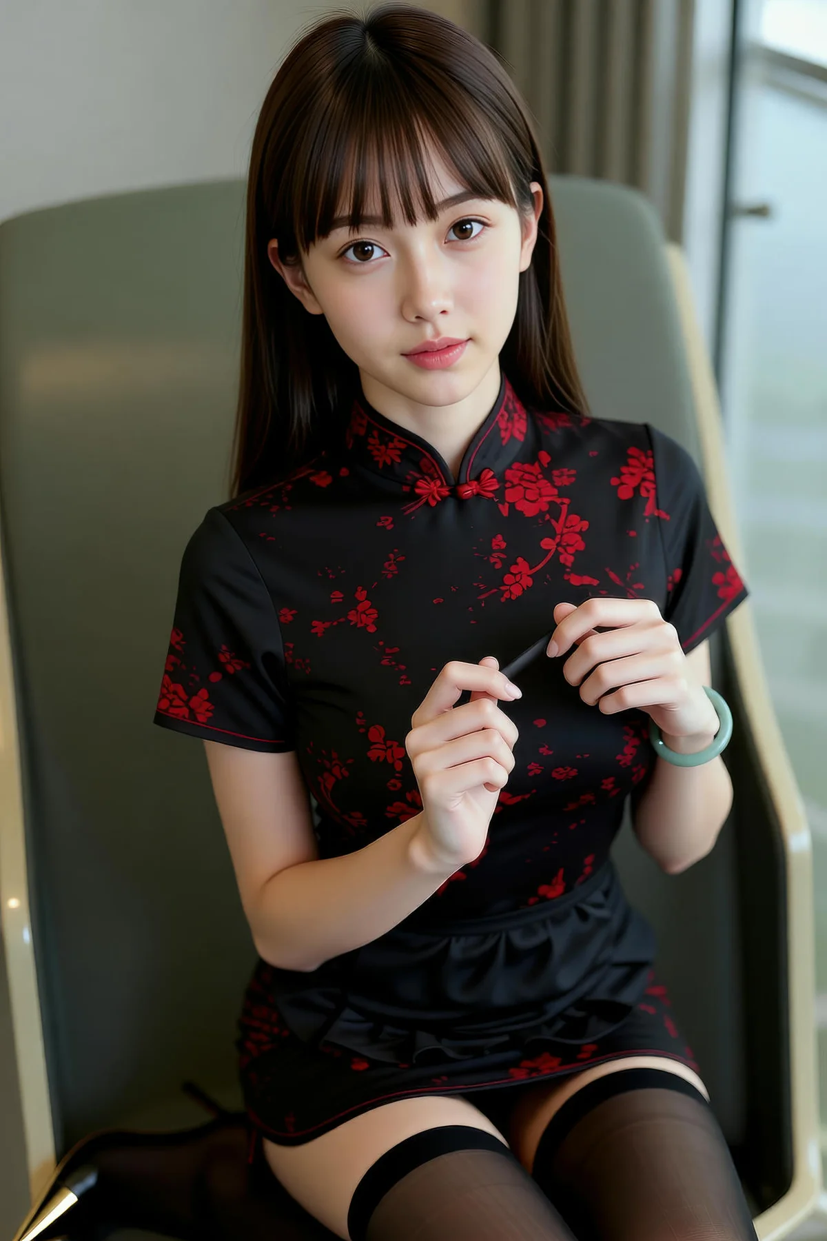AIG  No.246 婉婉旗袍黑丝写真 - 38