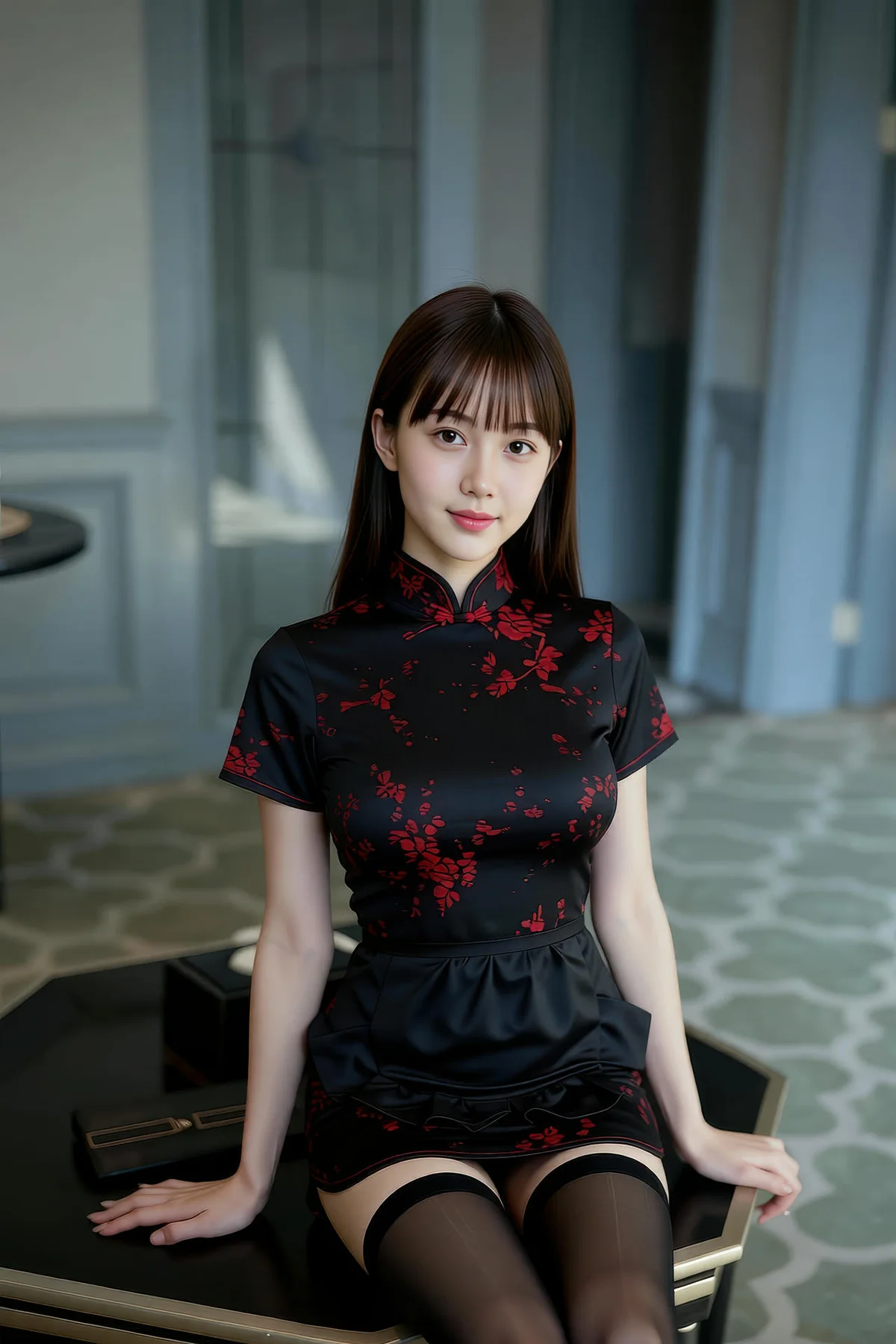 AIG  No.246 婉婉旗袍黑丝写真 - 39