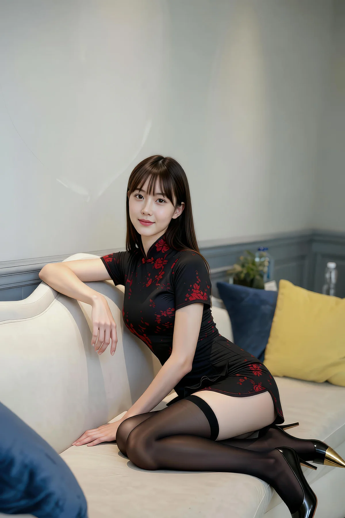 AIG  No.246 婉婉旗袍黑丝写真 - 51