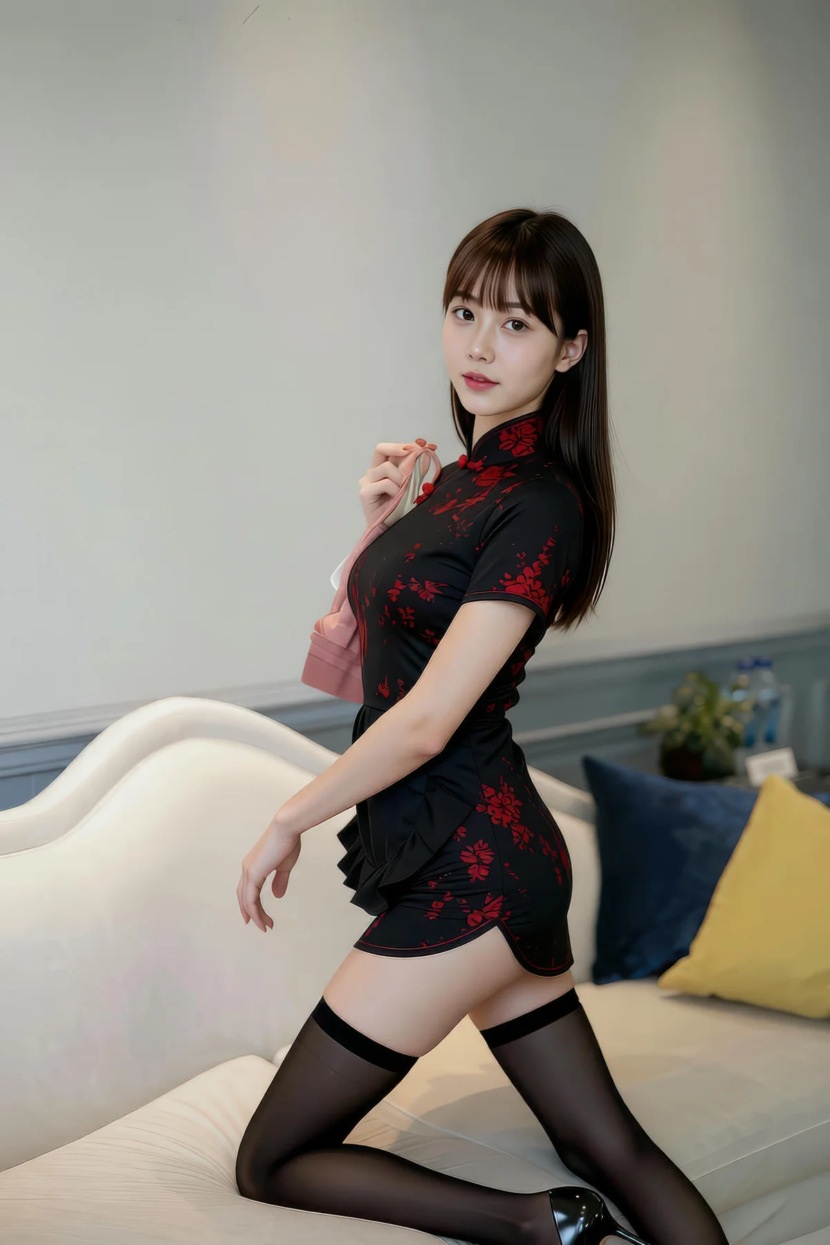 AIG  No.246 婉婉旗袍黑丝写真 - 57