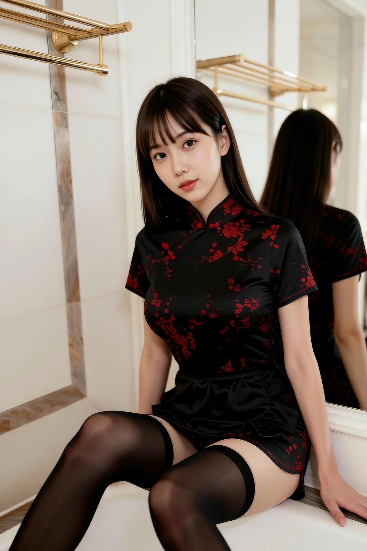 AIG  No.246 婉婉旗袍黑丝写真 - 73
