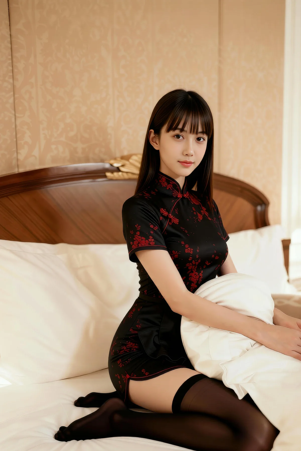 AIG  No.246 婉婉旗袍黑丝写真 - 81