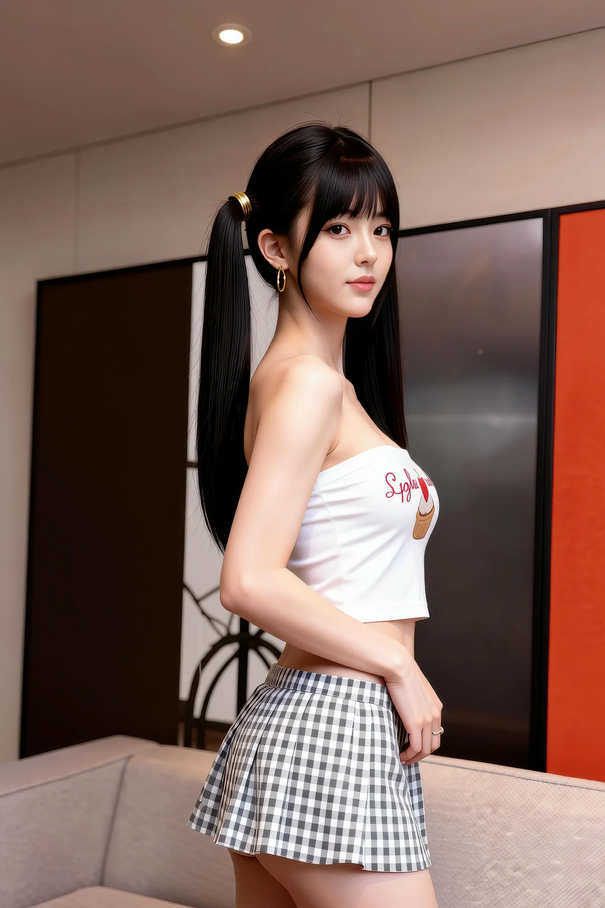AIG  No.251 柚柚sasa短裙抹胸萝莉 - 18