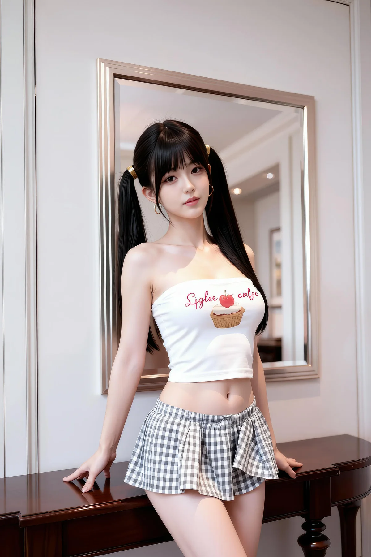 AIG  No.251 柚柚sasa短裙抹胸萝莉 - 25