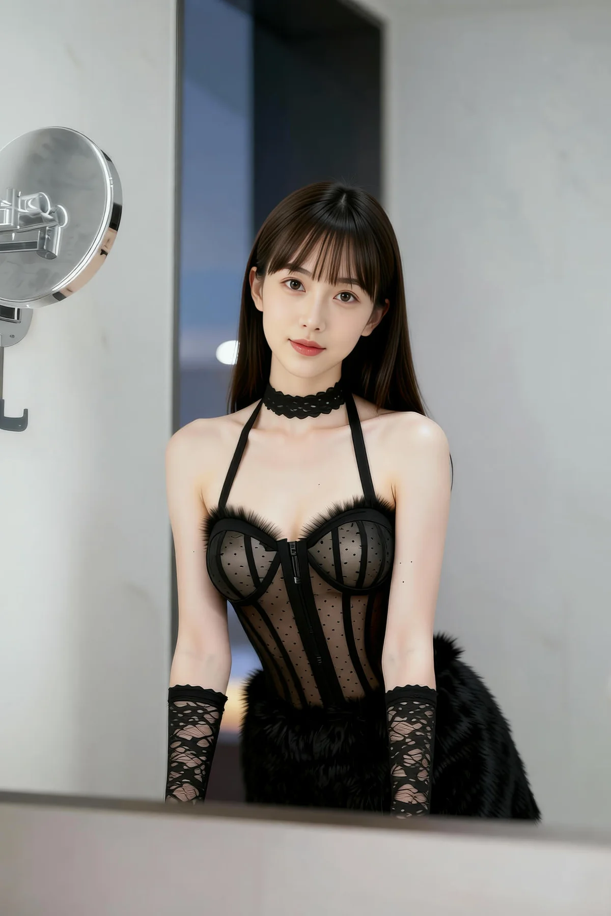 AIG  No.256 婉婉兔毛性感短裙 - 72