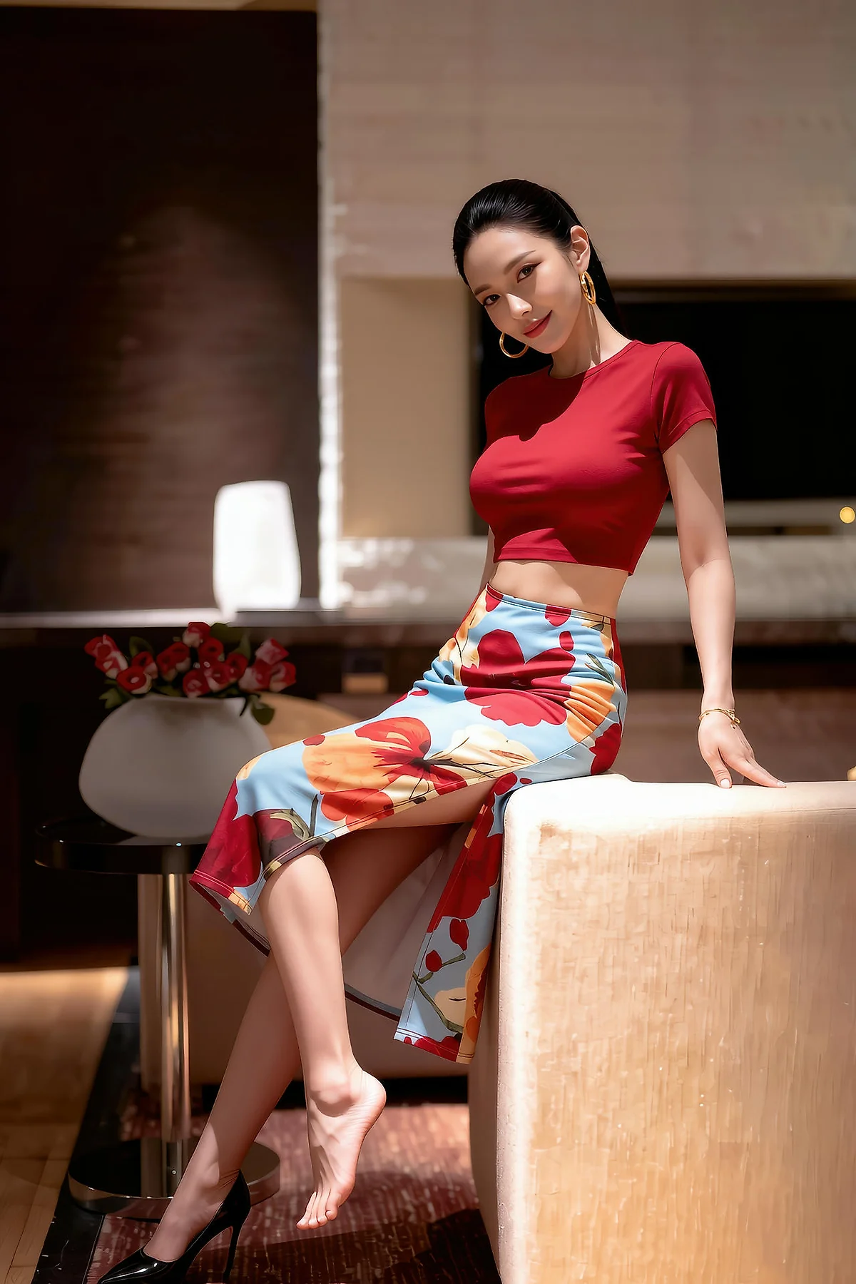 AIG  No.256 婉婉兔毛性感短裙 - 20