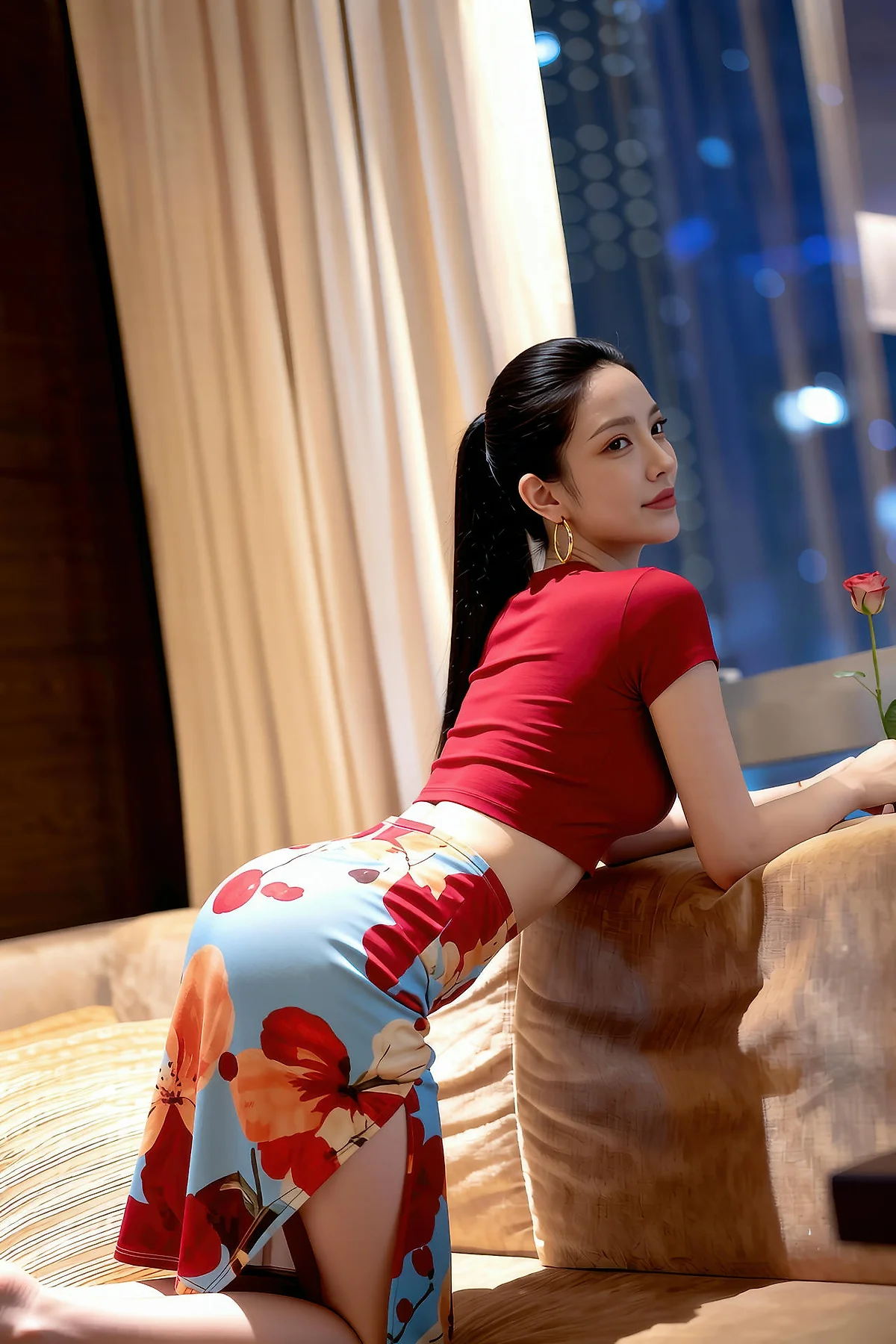 AIG  No.256 婉婉兔毛性感短裙 - 26