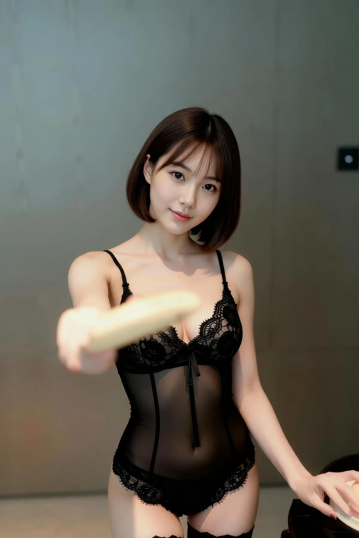 AIG  No.259 小乔性感黑丝连体衣 - 79