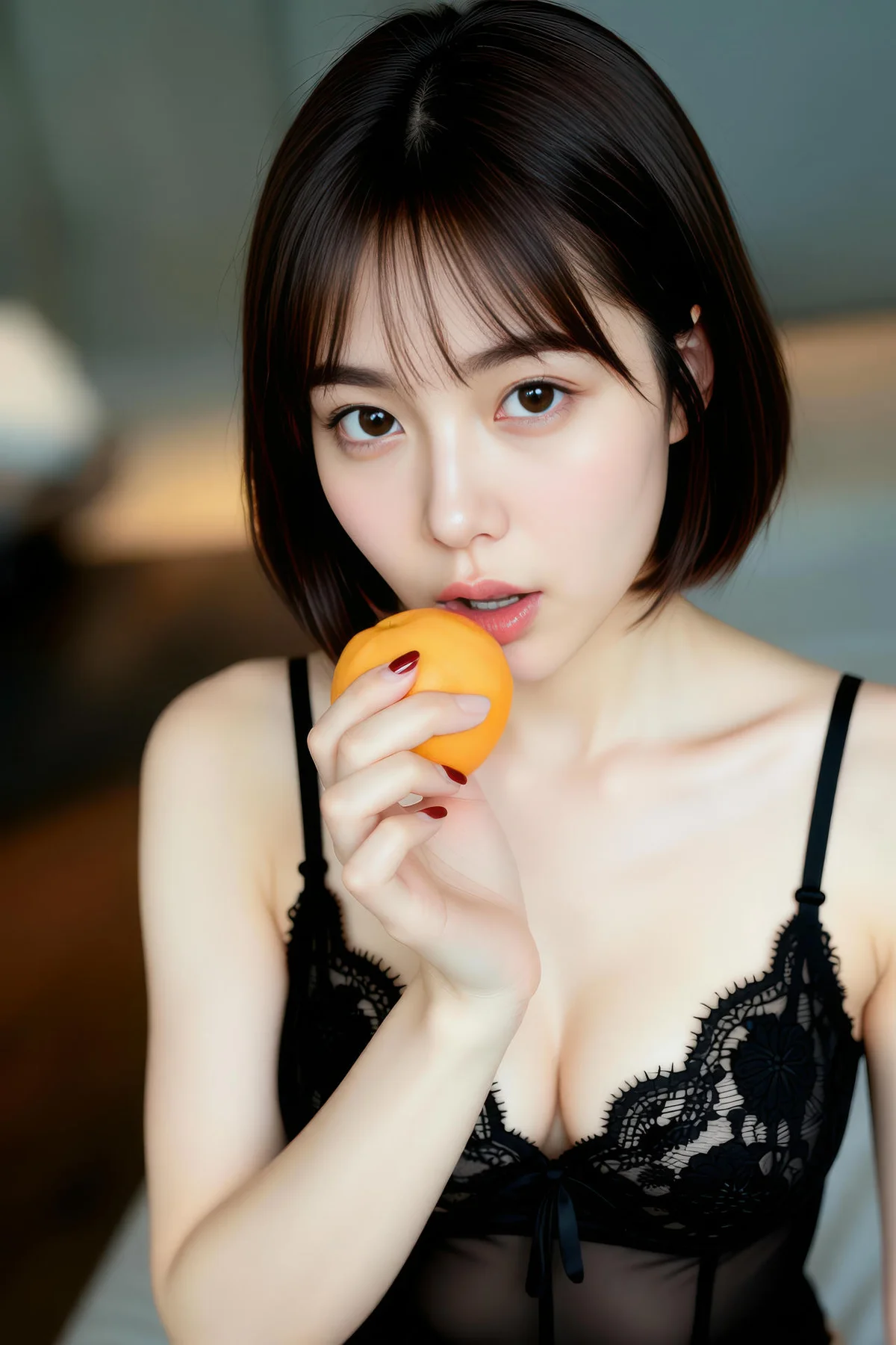 AIG  No.259 小乔性感黑丝连体衣 - 85