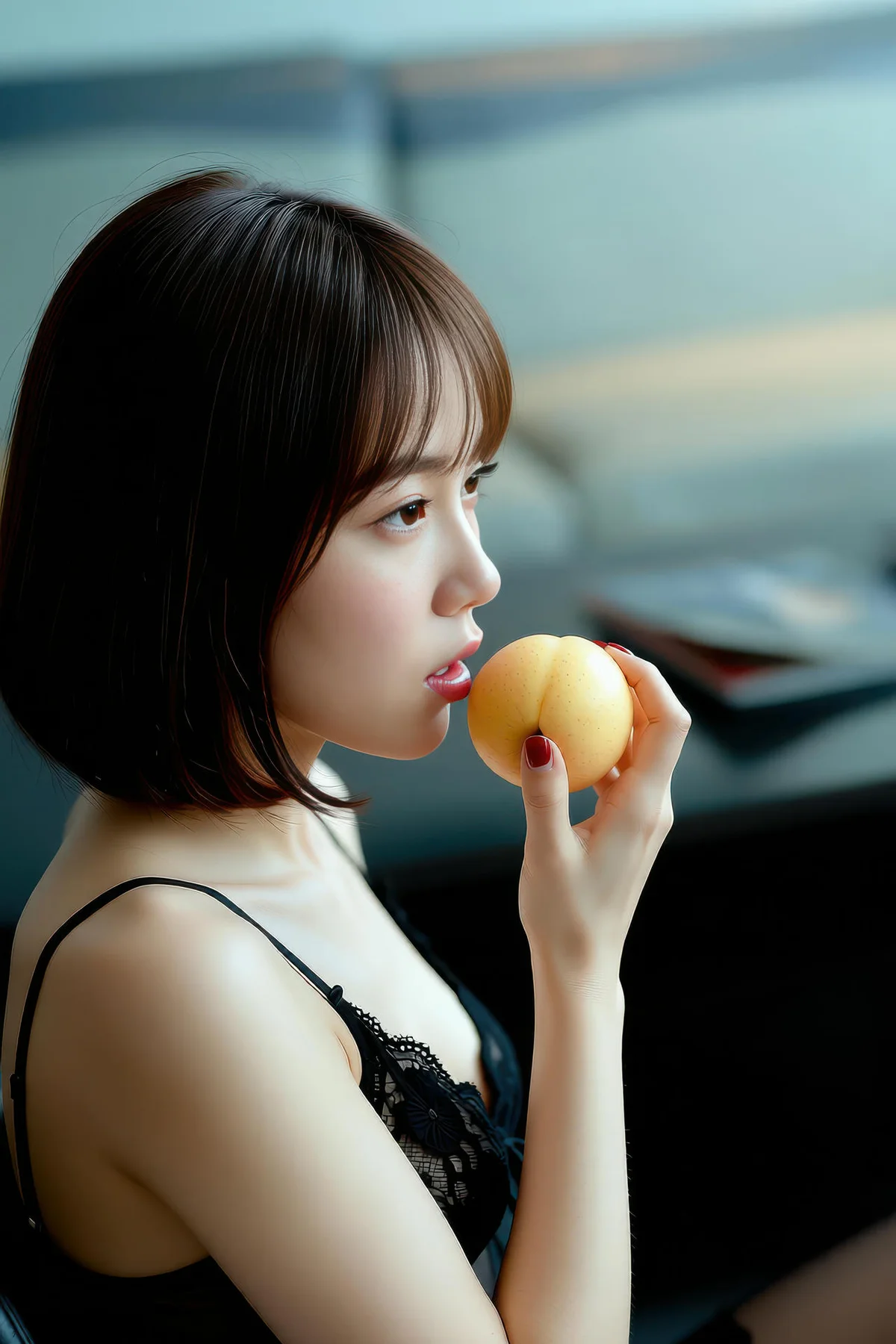 AIG  No.259 小乔性感黑丝连体衣 - 86