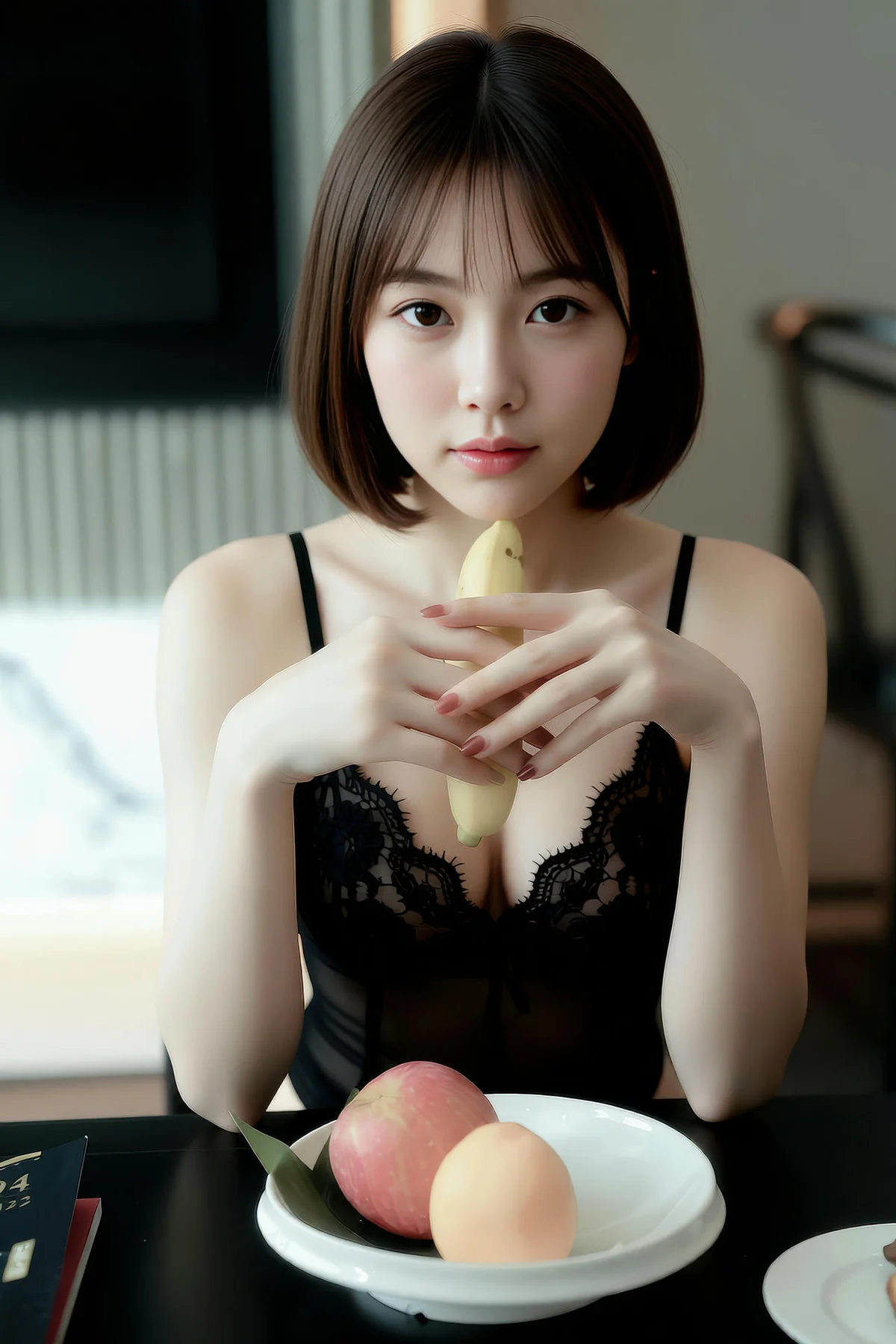 AIG  No.259 小乔性感黑丝连体衣 - 90