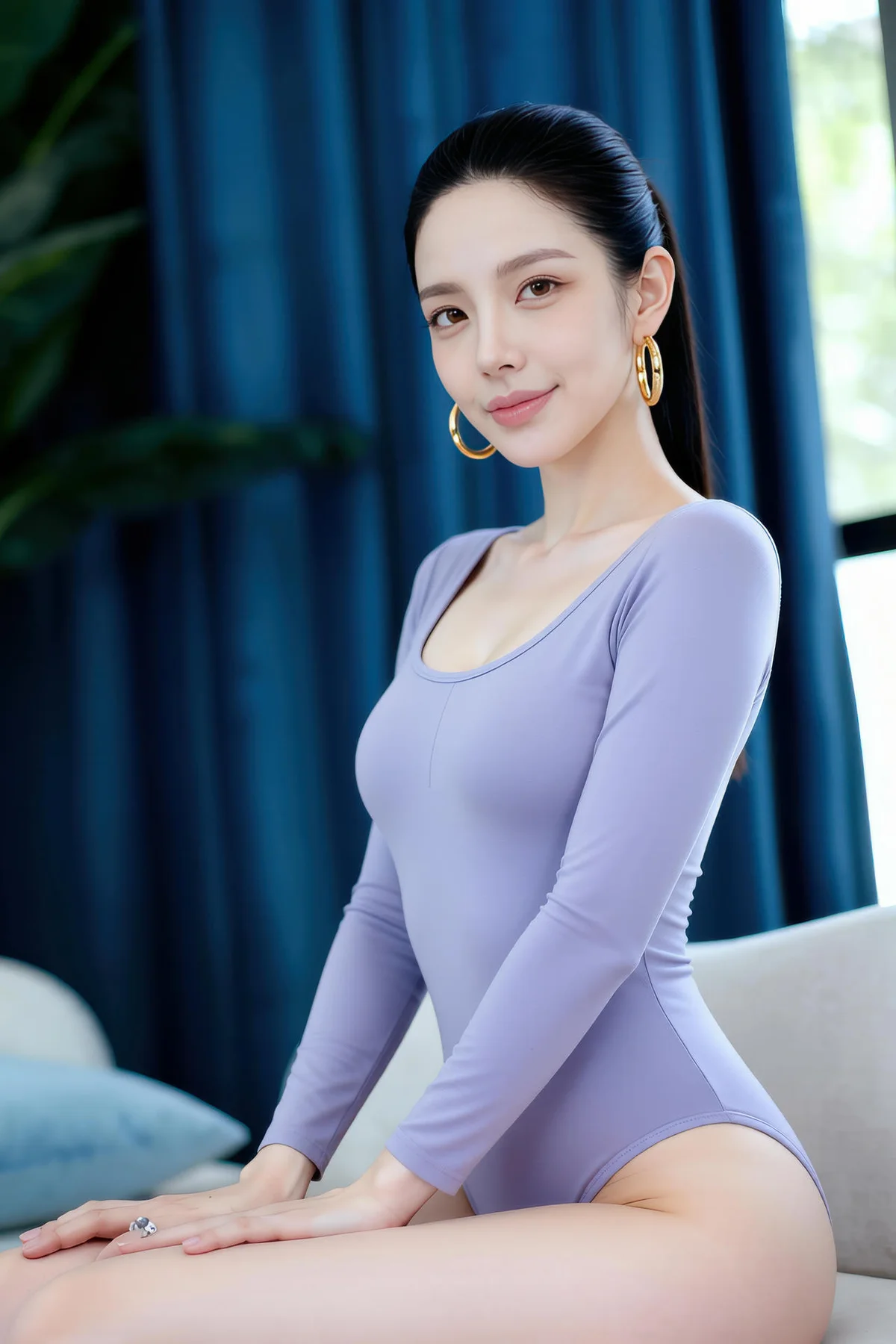 AIG  No.262 米妹紫色连体衣 - 57