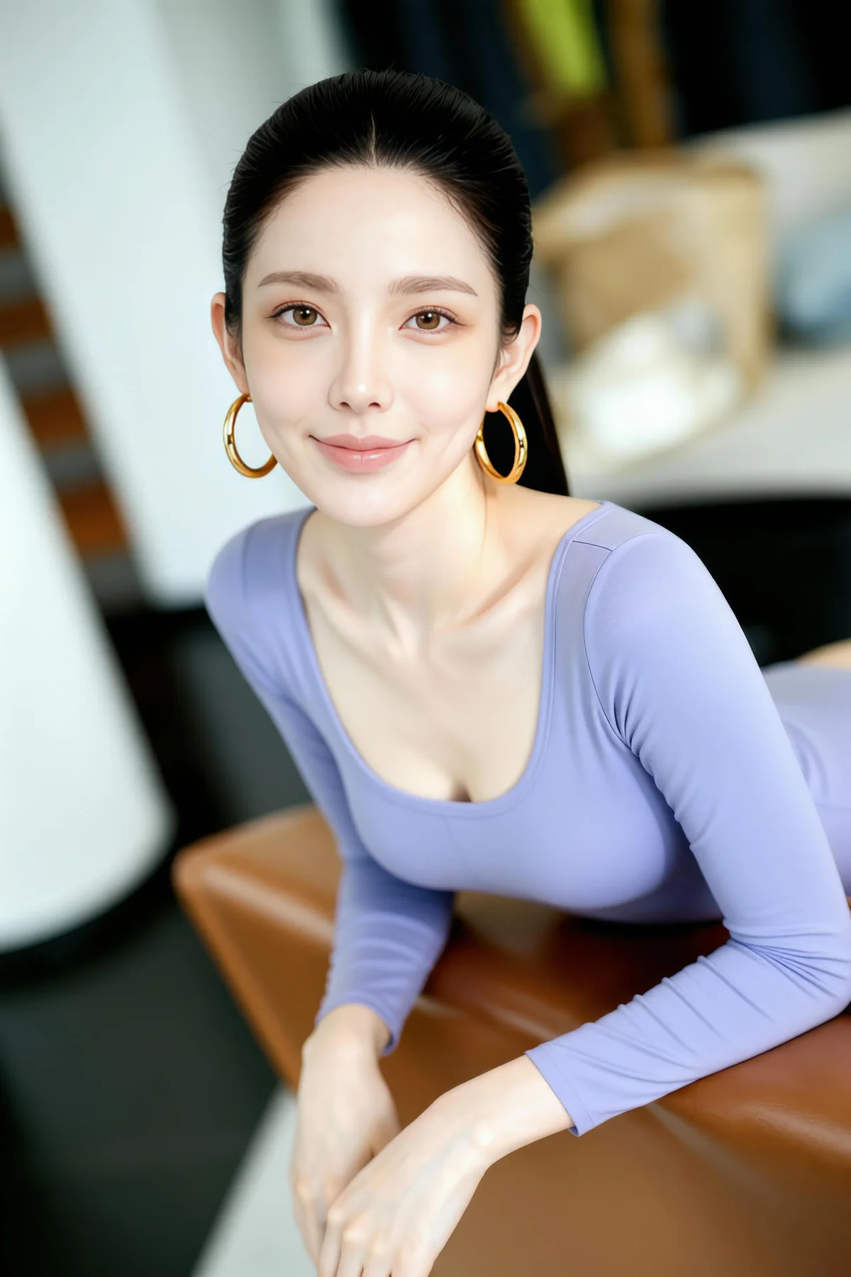 AIG  No.262 米妹紫色连体衣 - 60