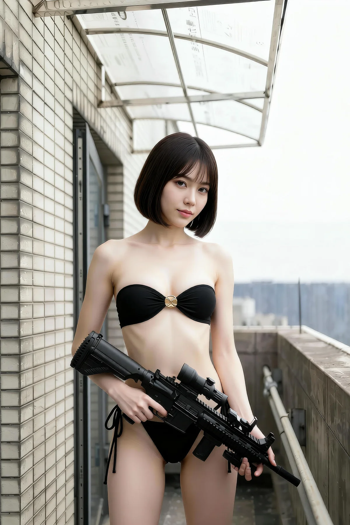 AIG  No.279 小乔性感黑色内衣 - 17