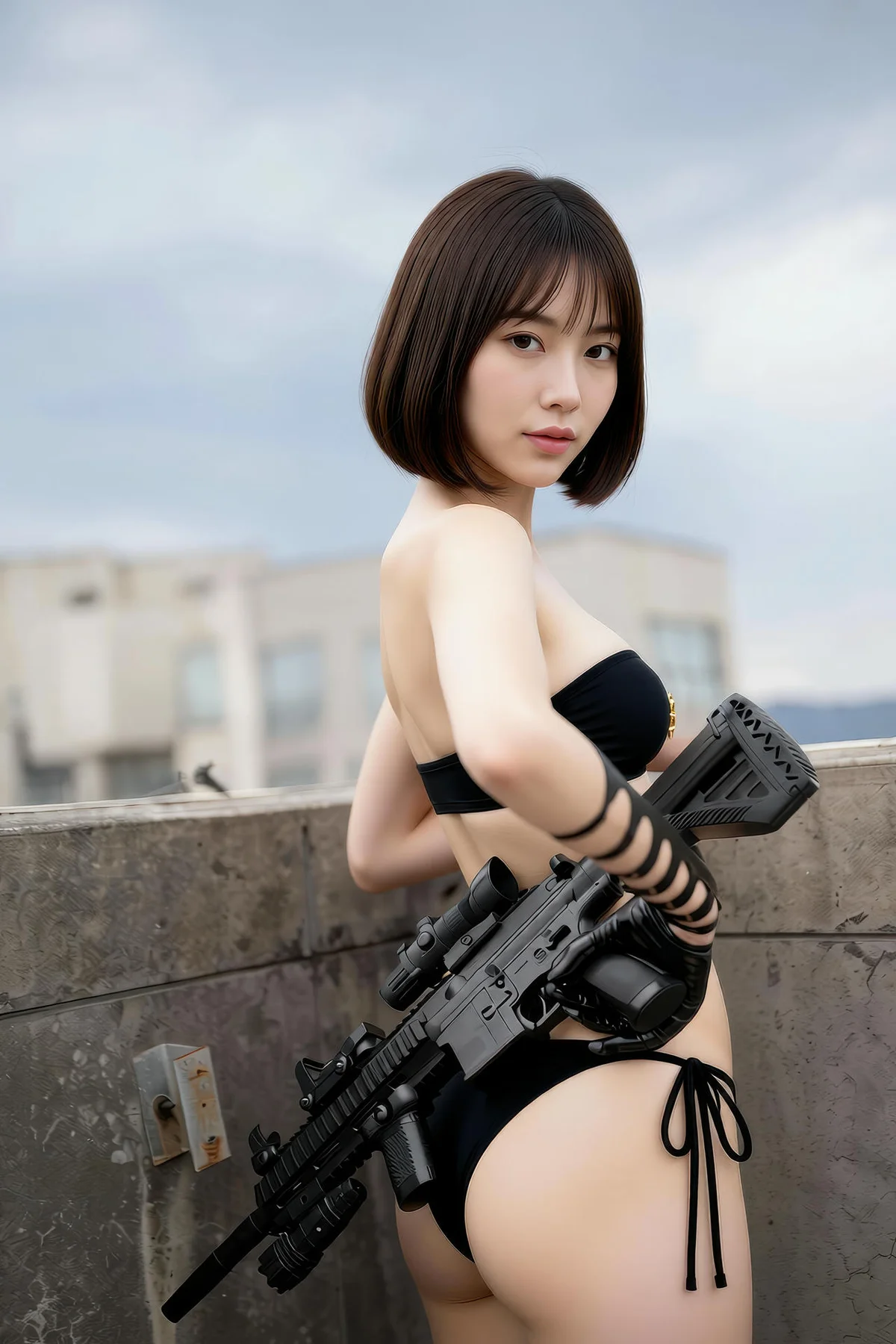 AIG  No.279 小乔性感黑色内衣 - 18