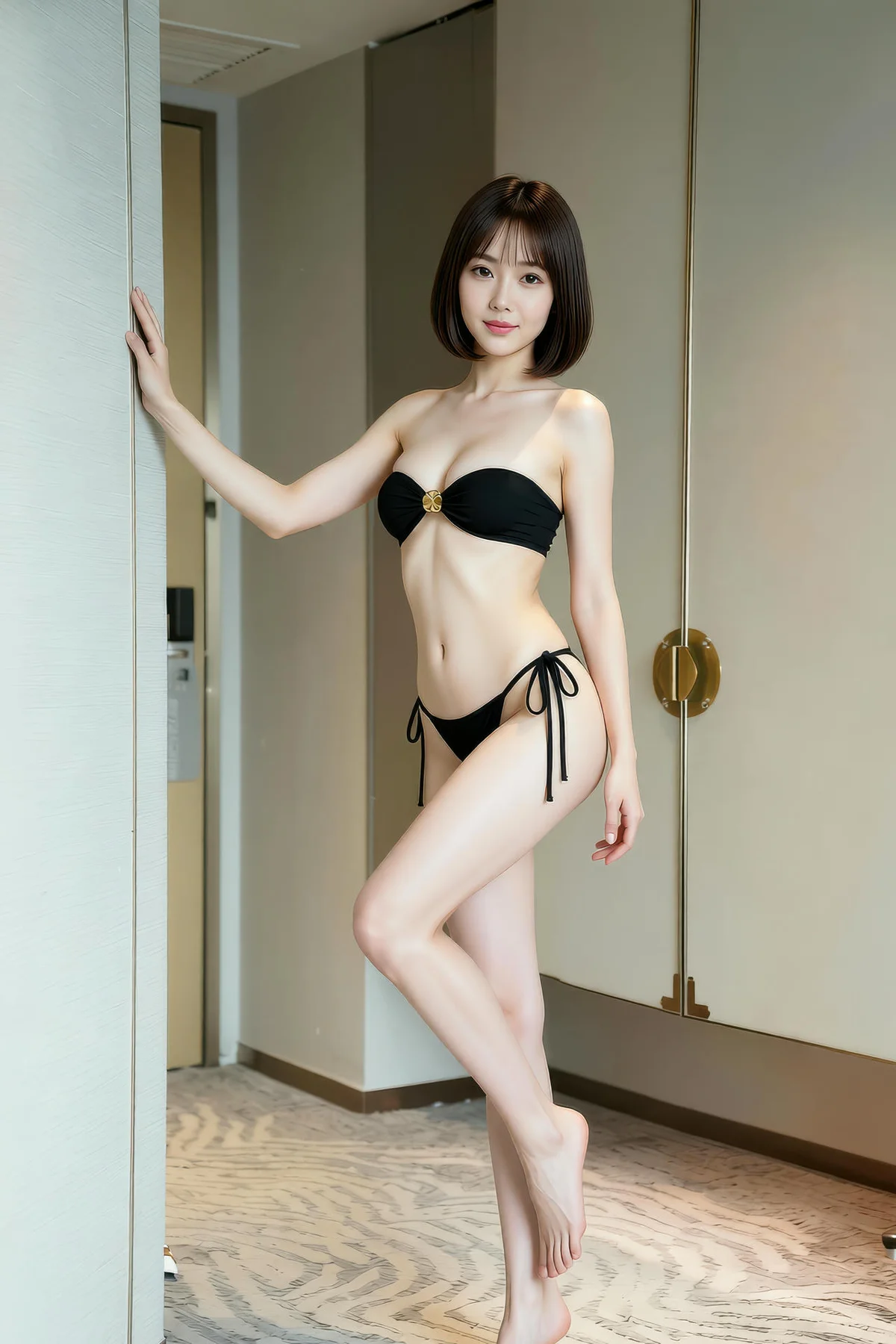 AIG  No.279 小乔性感黑色内衣 - 42