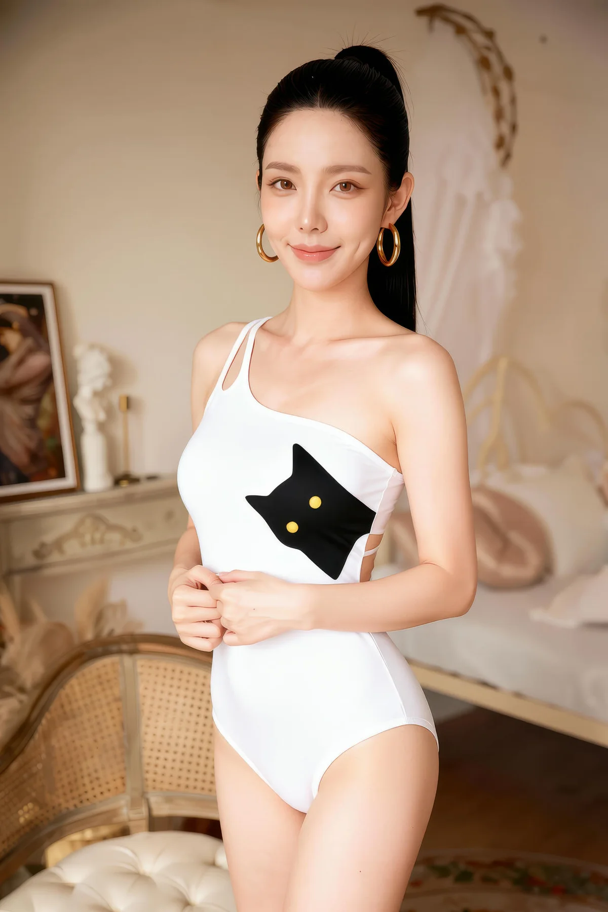 AIG  No.280 米妹白色连体衣 - 23