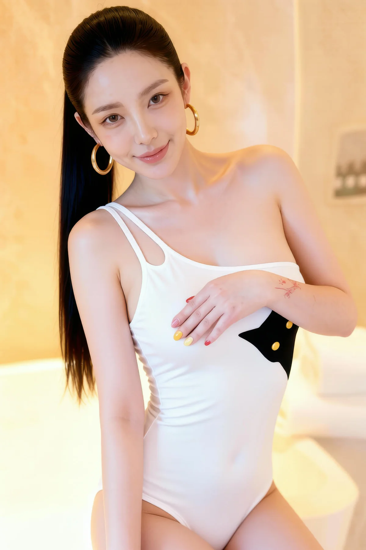 AIG  No.280 米妹白色连体衣 - 42