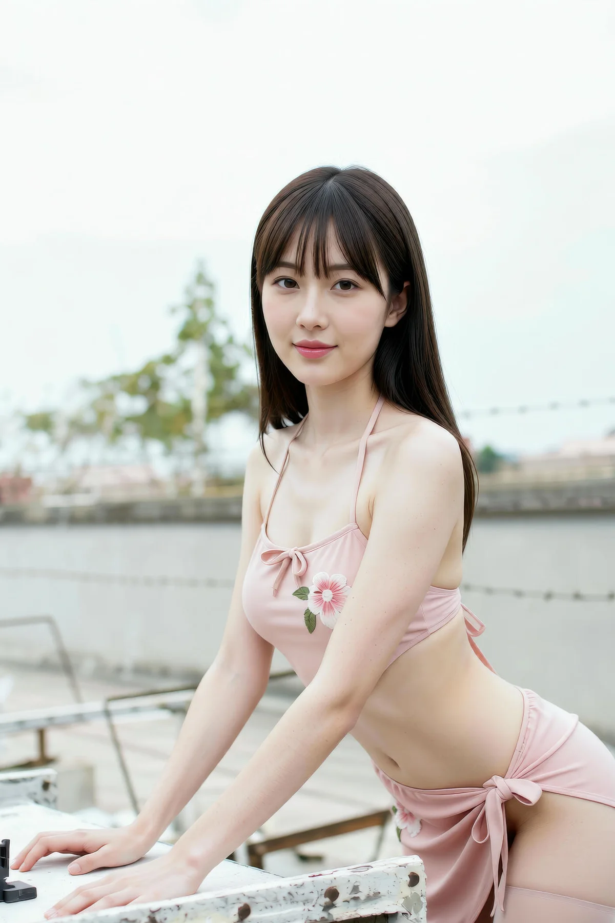AIG  No.286 婉婉粉色肚兜套装 - 35