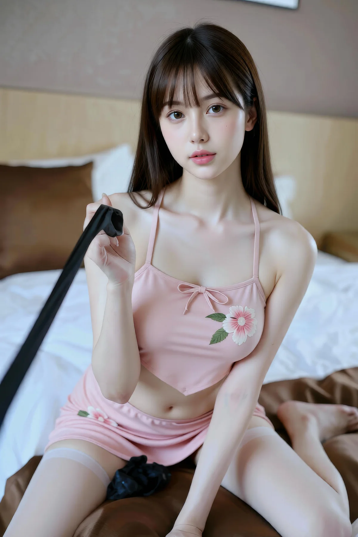 AIG  No.286 婉婉粉色肚兜套装 - 39