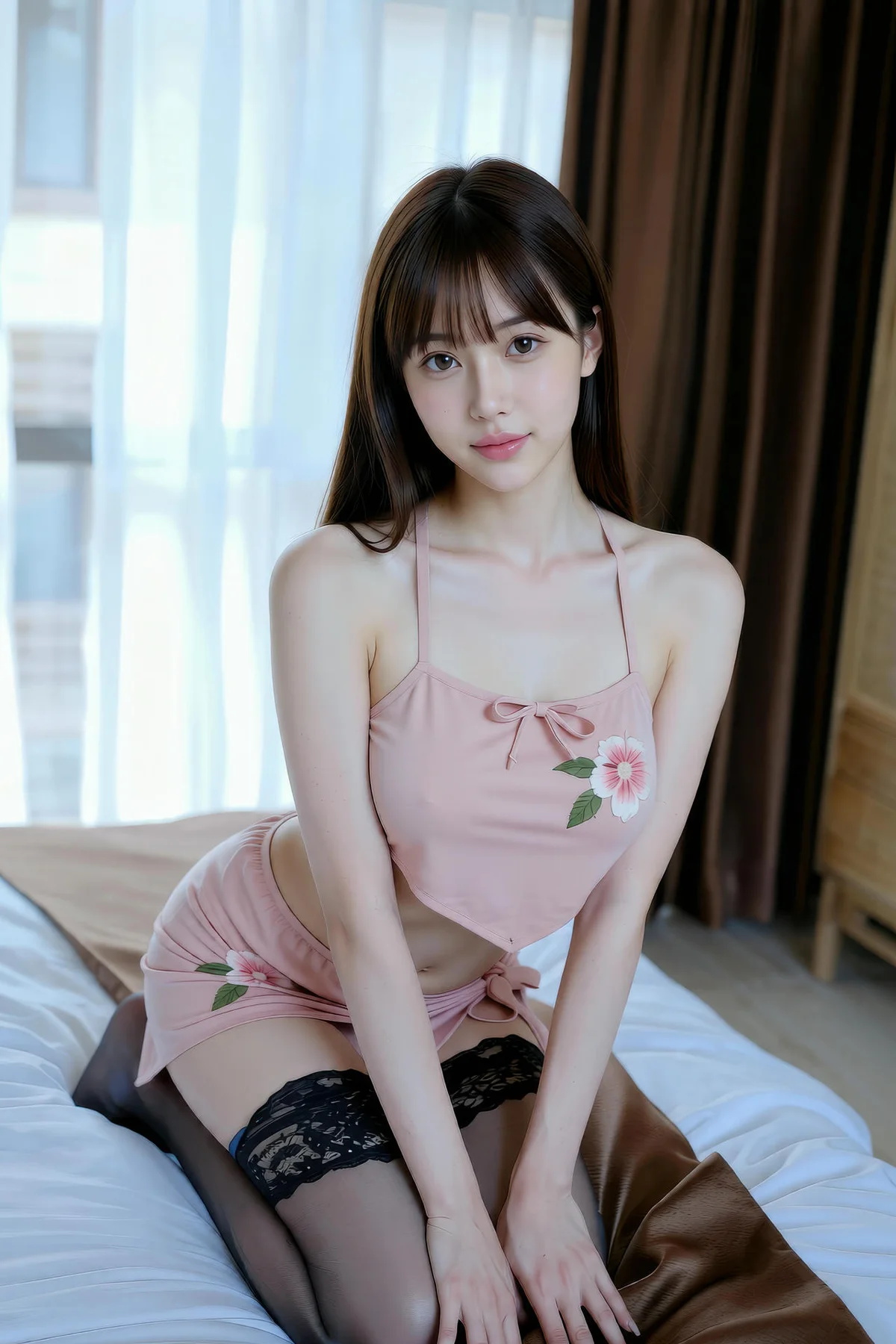 AIG  No.286 婉婉粉色肚兜套装 - 48
