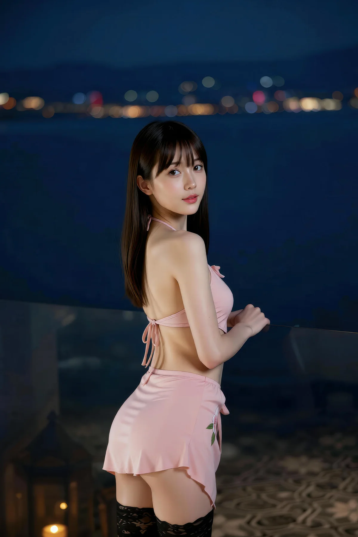 AIG  No.286 婉婉粉色肚兜套装 - 51