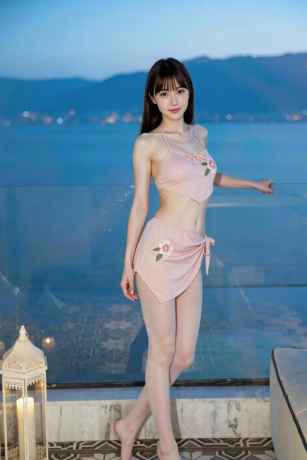AIG  No.286 婉婉粉色肚兜套装 - 59