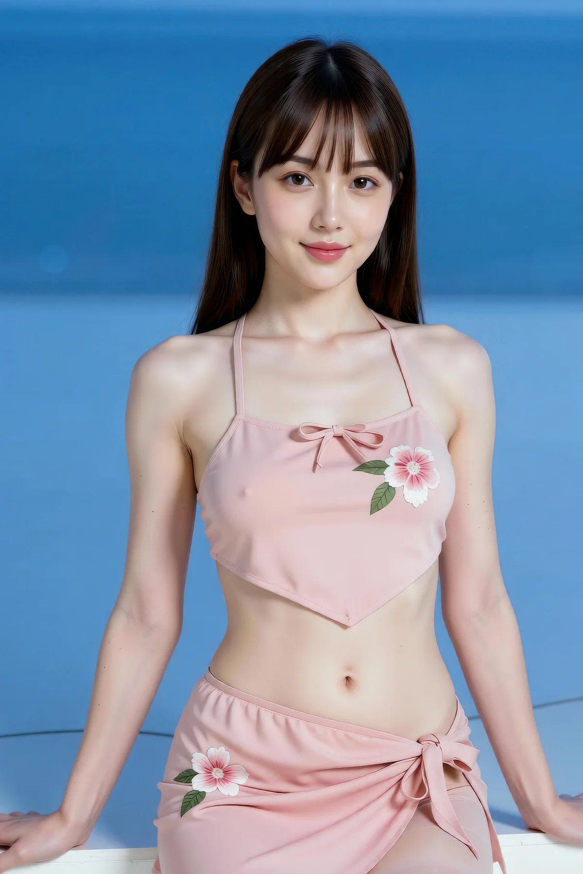 AIG  No.286 婉婉粉色肚兜套装 - 60
