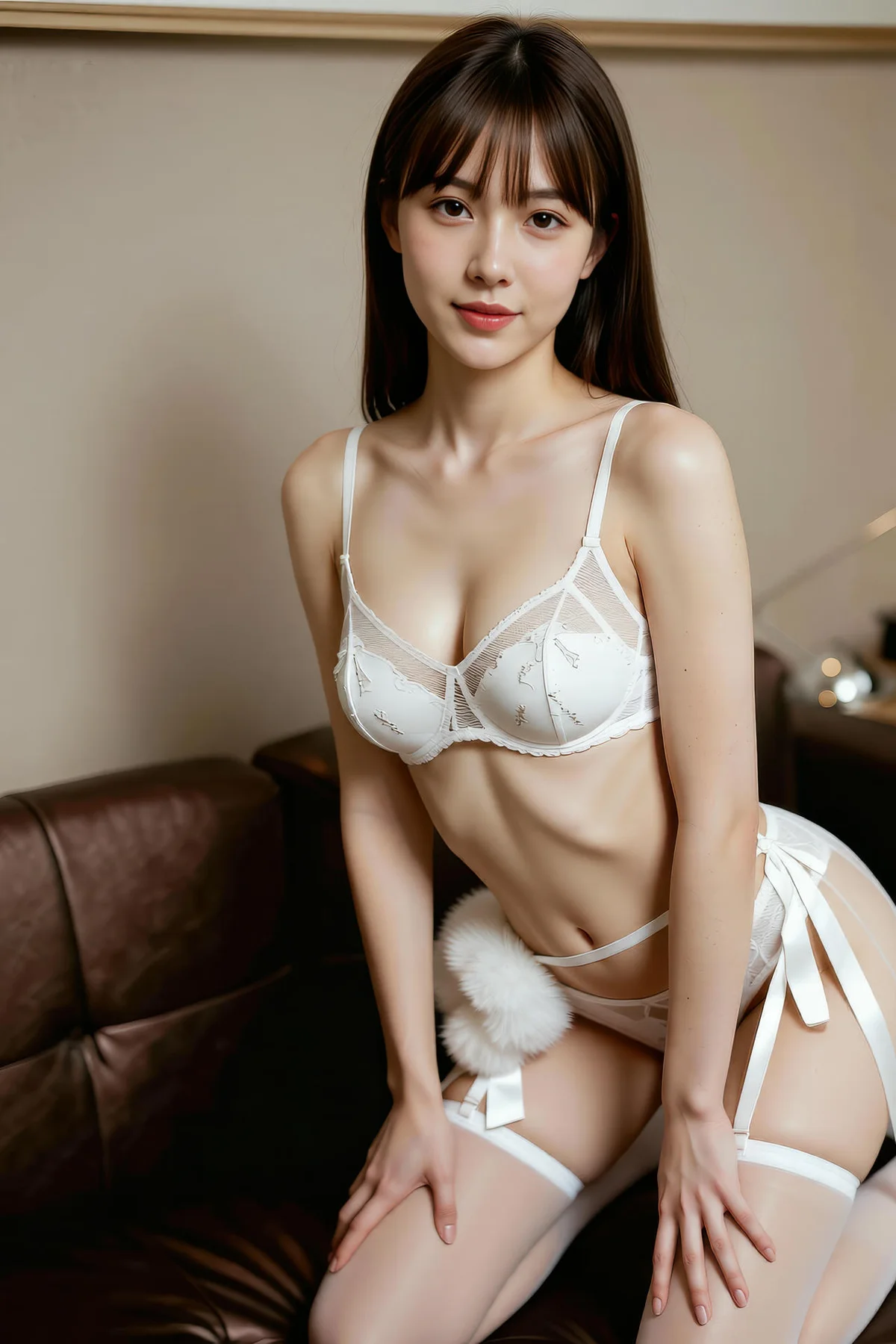 AIG  No.294 婉婉白色蕾丝内衣 - 20