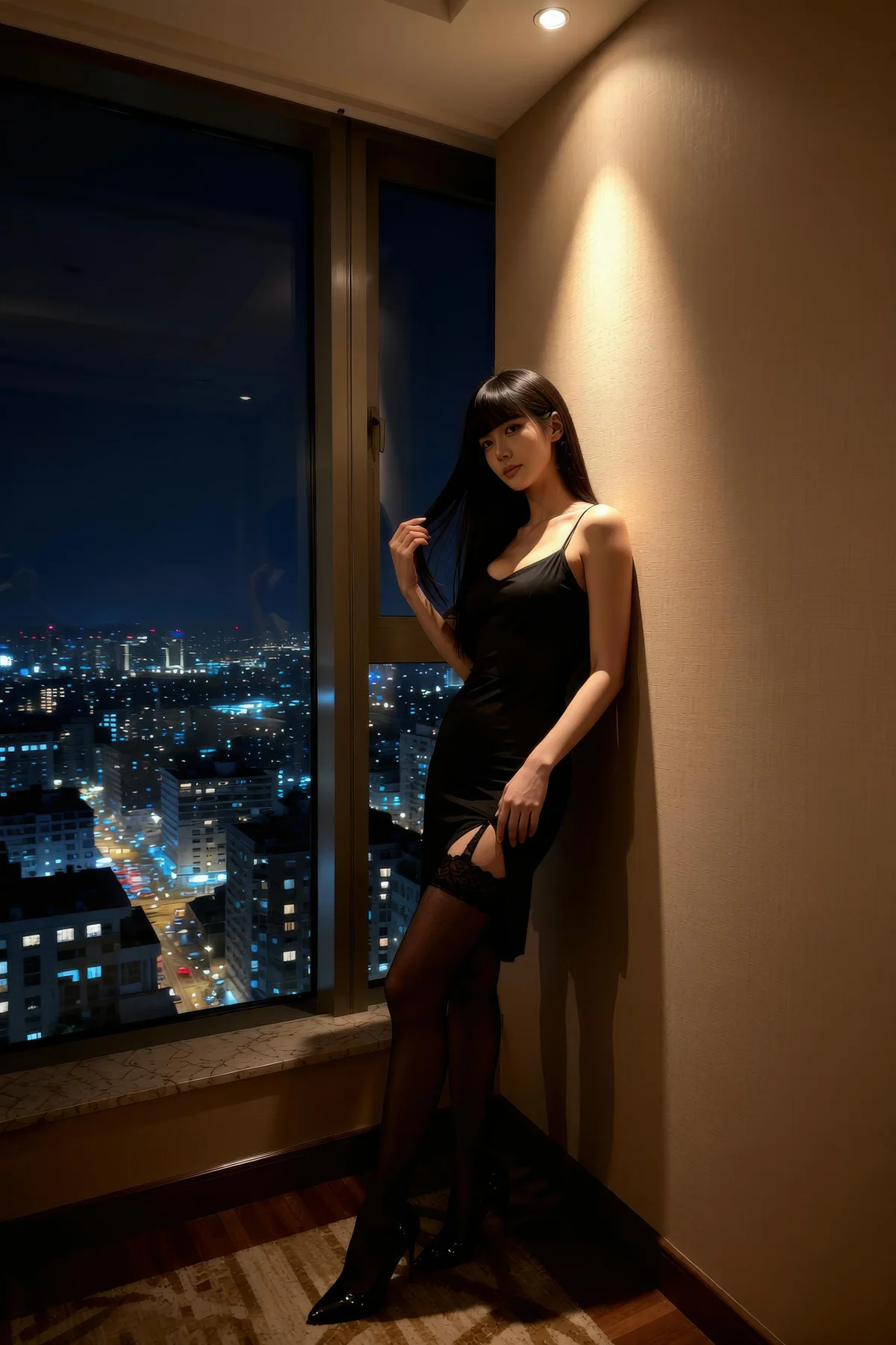 AIG  No.295 九歌lina黑丝吊袜美裙 - 33