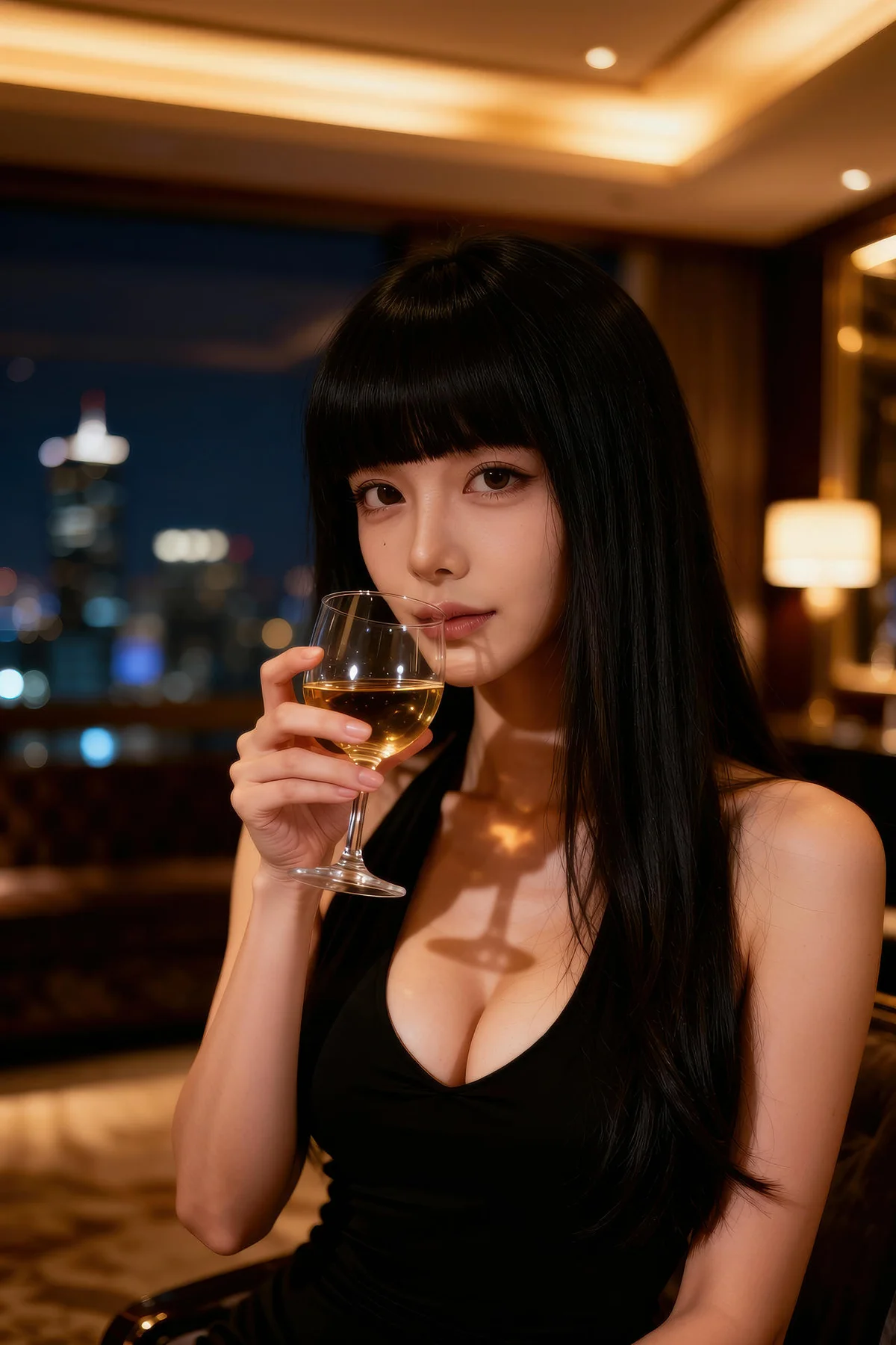 AIG  No.295 九歌lina黑丝吊袜美裙 - 56