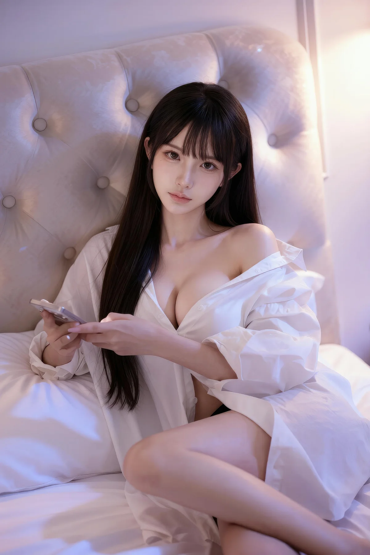 AIG  No.305 芭喜mila爆乳白衬衫玉背 - 2