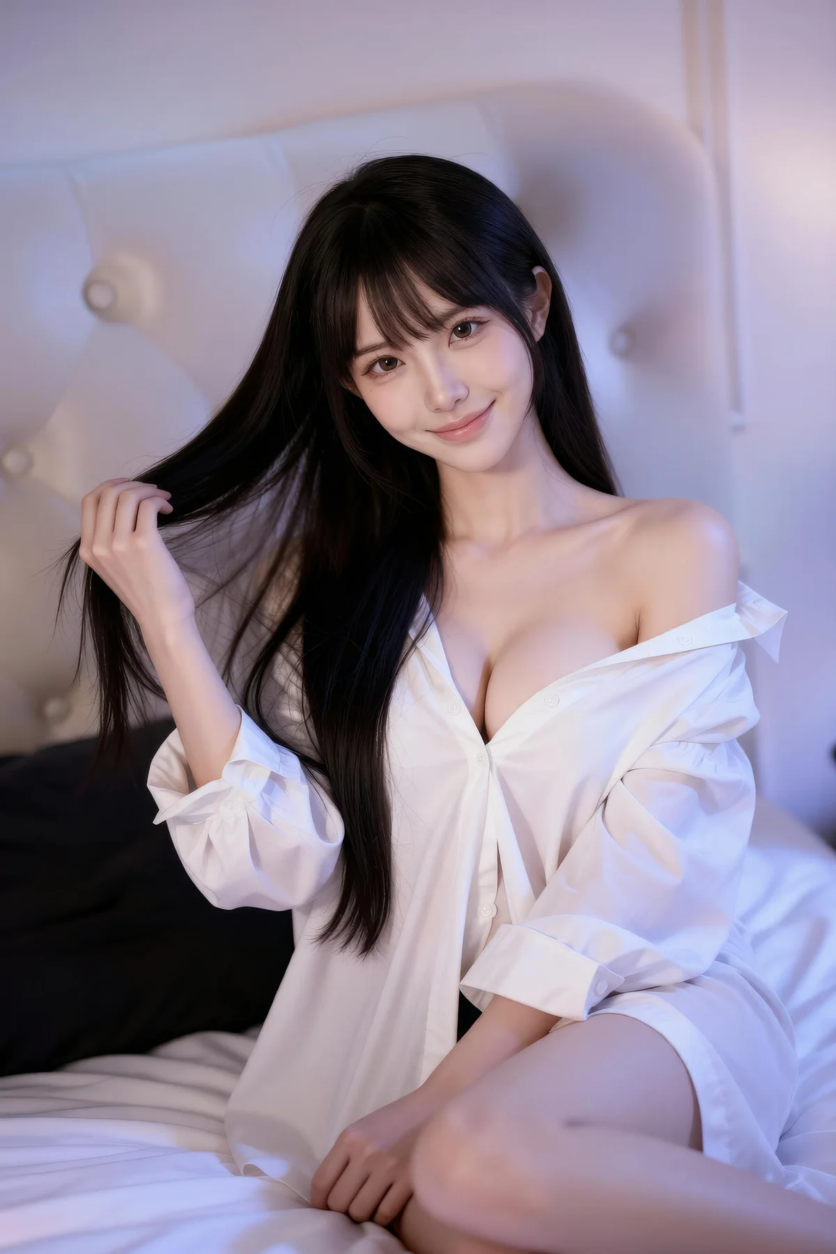AIG  No.305 芭喜mila爆乳白衬衫玉背 - 11