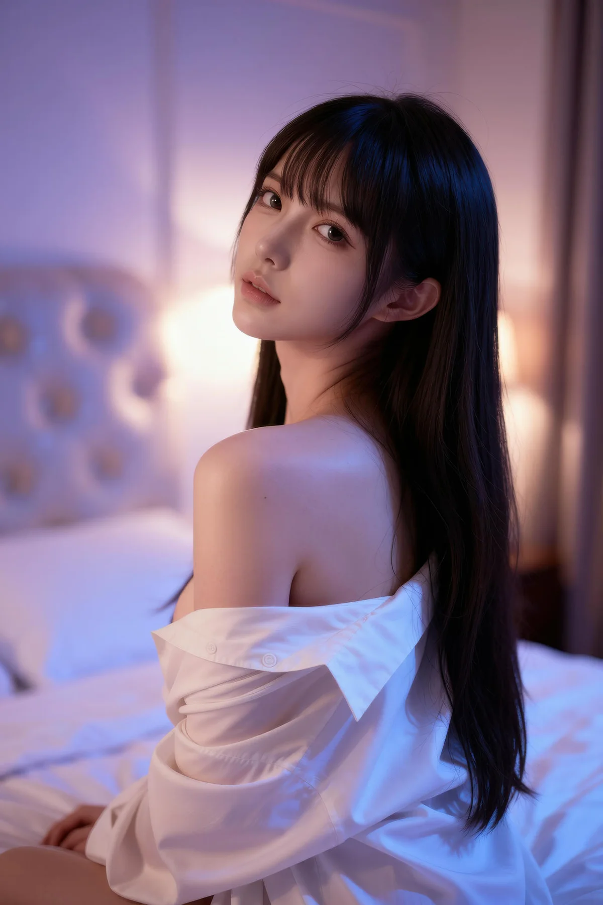 AIG  No.305 芭喜mila爆乳白衬衫玉背 - 24