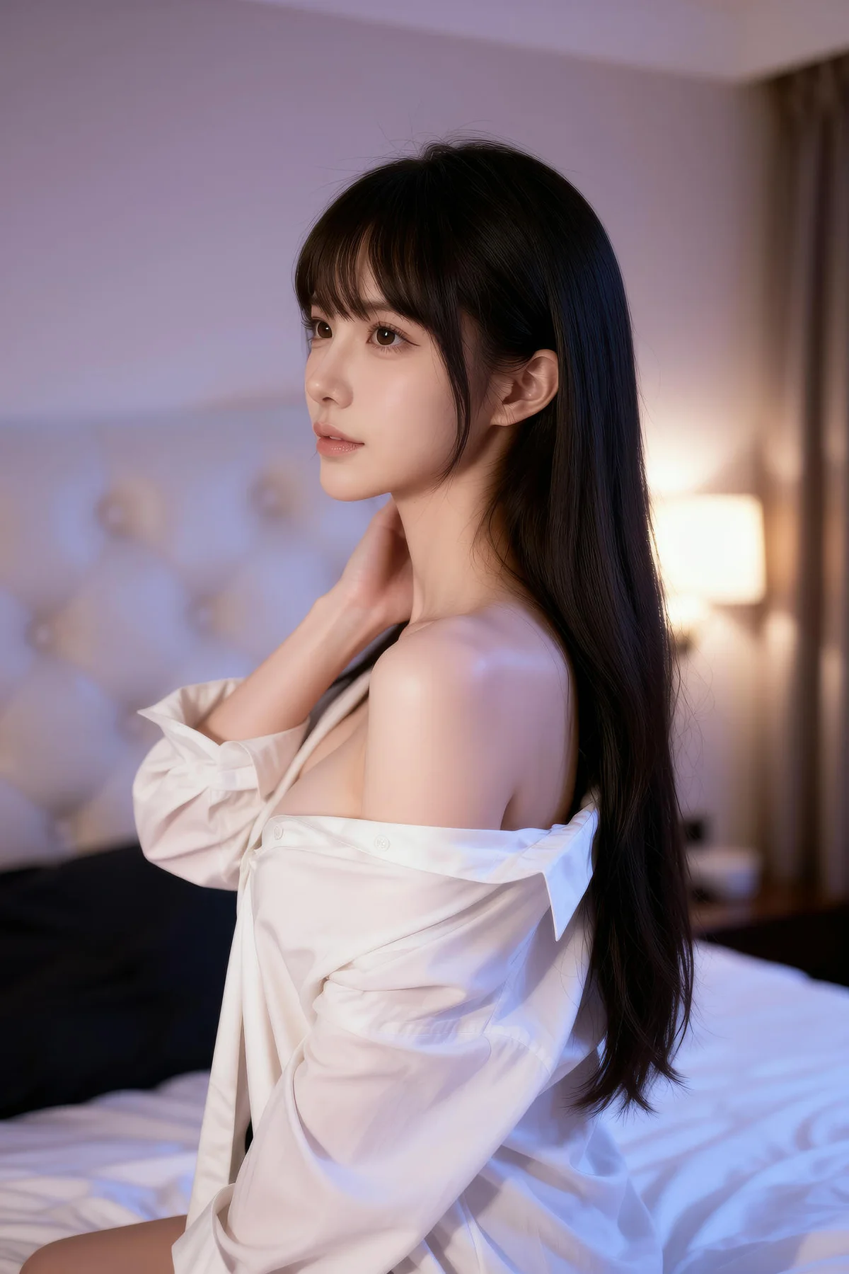 AIG  No.305 芭喜mila爆乳白衬衫玉背 - 28