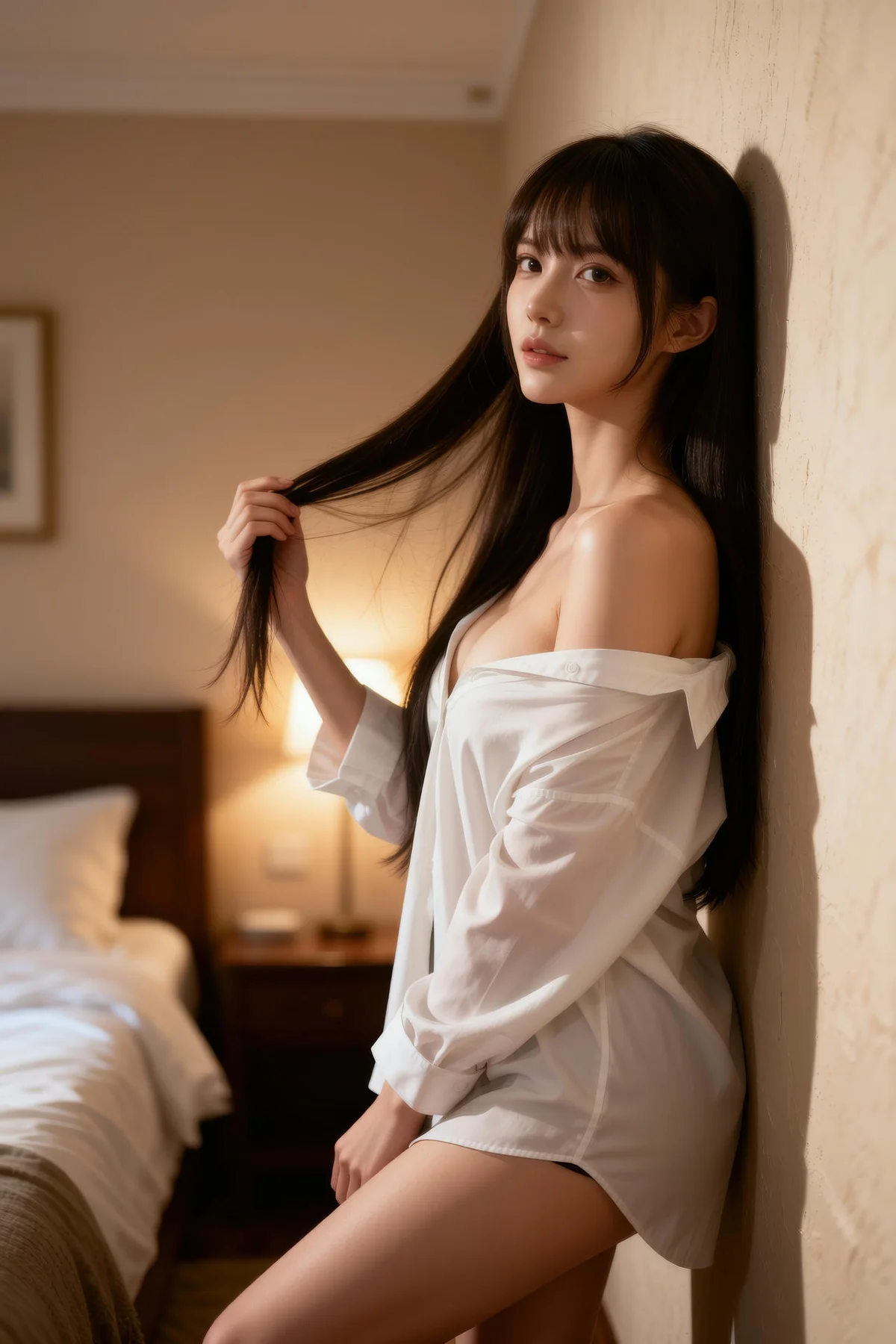 AIG  No.305 芭喜mila爆乳白衬衫玉背 - 31