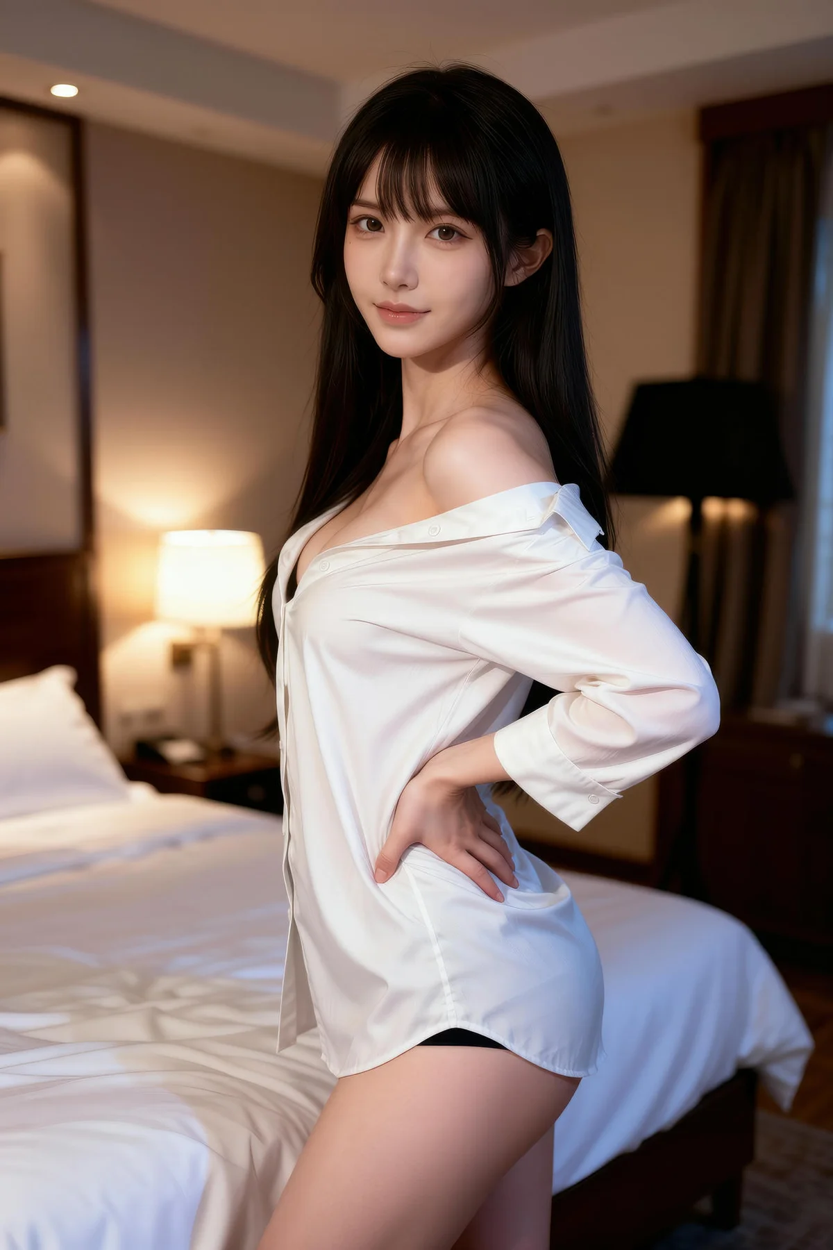 AIG  No.305 芭喜mila爆乳白衬衫玉背 - 38