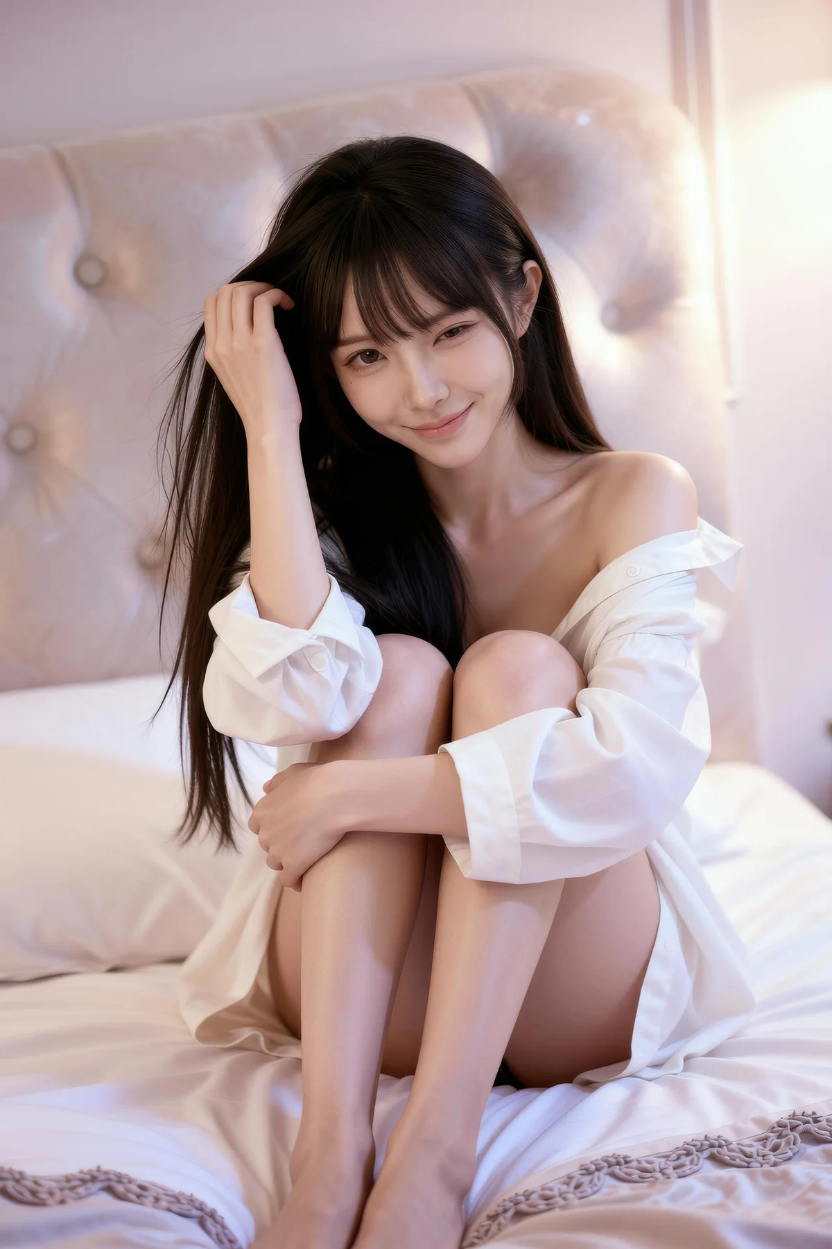 AIG  No.305 芭喜mila爆乳白衬衫玉背 - 46