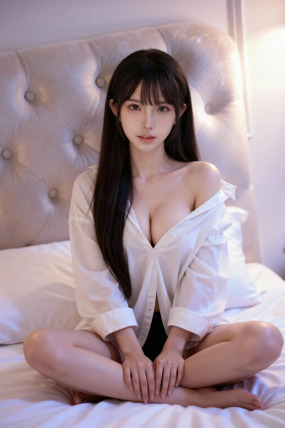 AIG  No.305 芭喜mila爆乳白衬衫玉背 - 50