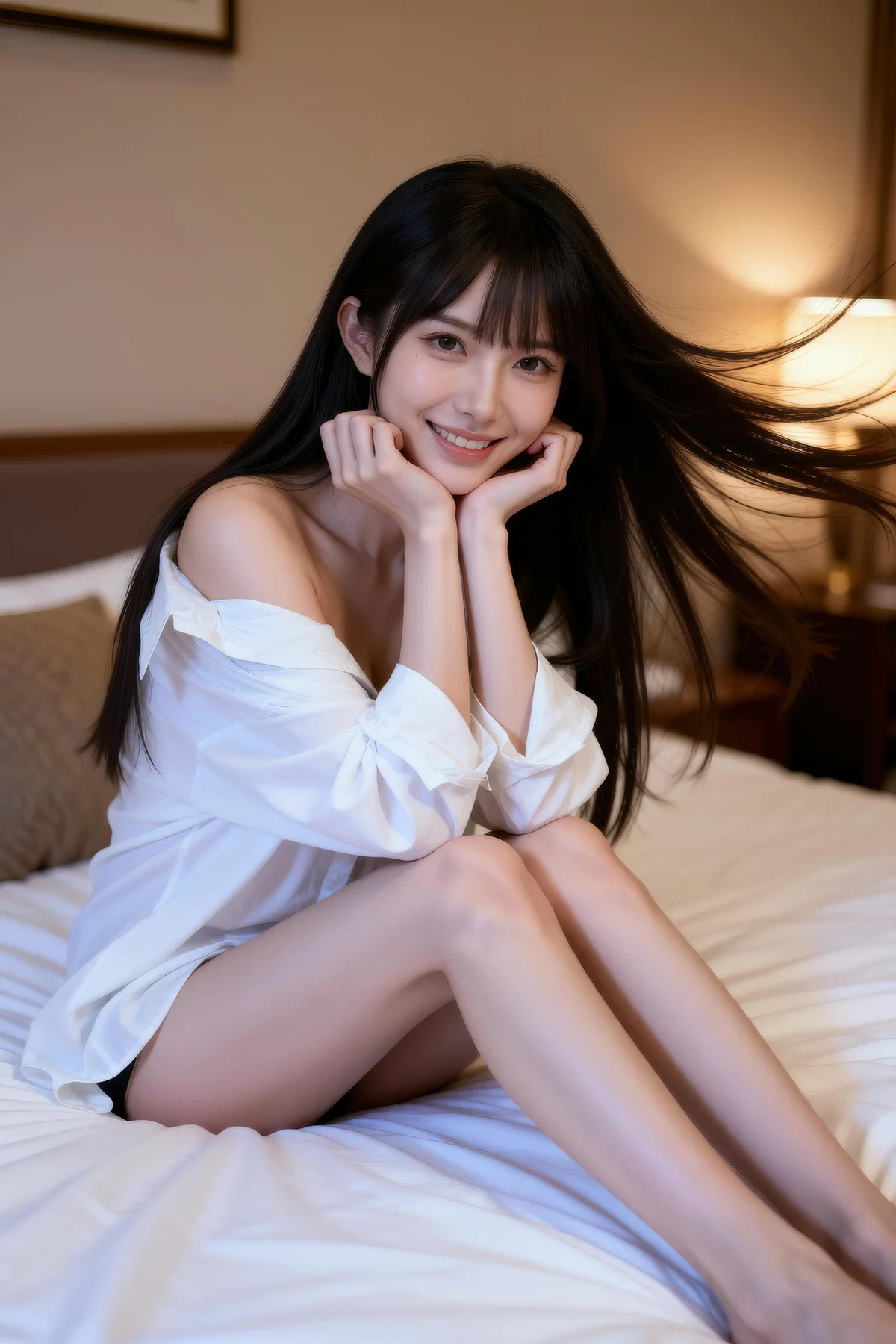 AIG  No.305 芭喜mila爆乳白衬衫玉背 - 53