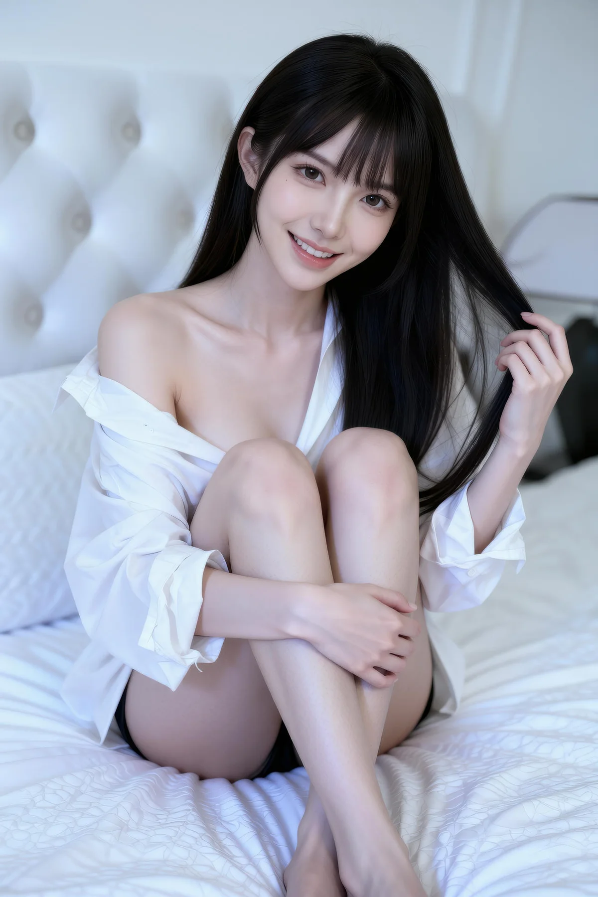 AIG  No.305 芭喜mila爆乳白衬衫玉背 - 58