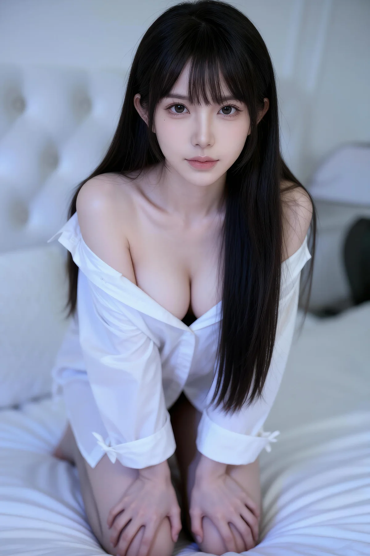 AIG  No.305 芭喜mila爆乳白衬衫玉背 - 59
