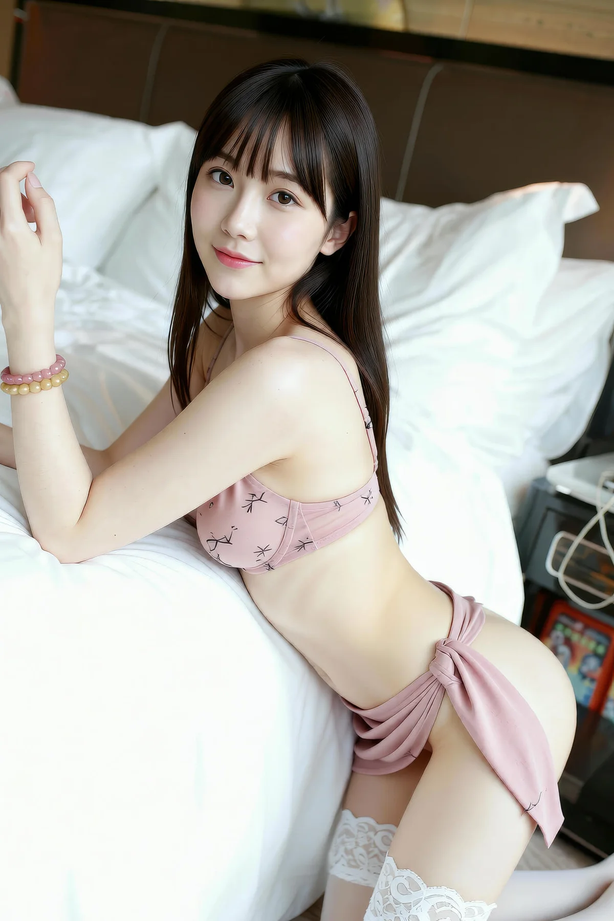 AIG  No.306 婉婉粉色内衣酥胸美乳 - 12